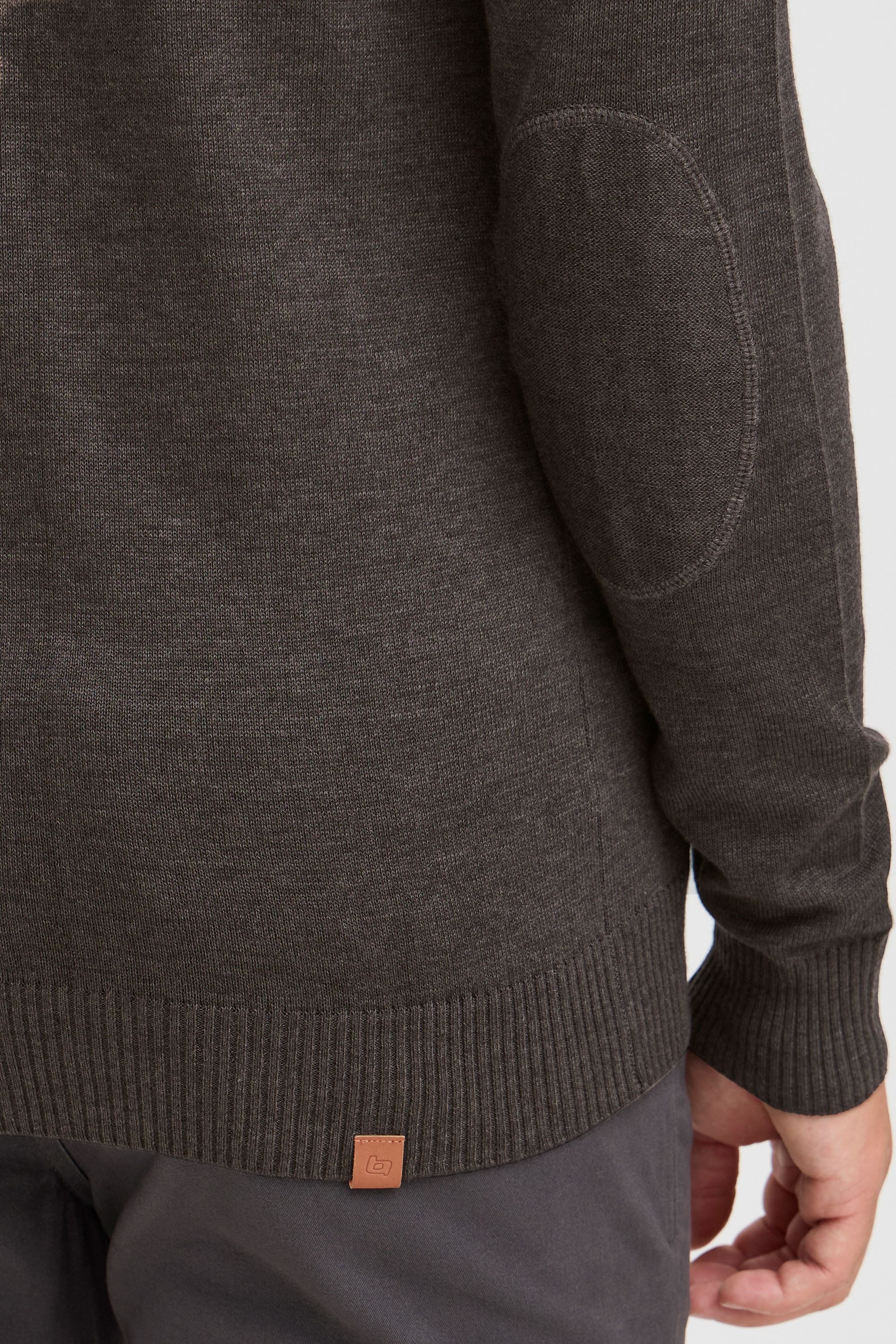 Blend Strickjacke BHNorman Bequeme Feinstrick-Jacke mit Stehkragen und elastischen Bündchen