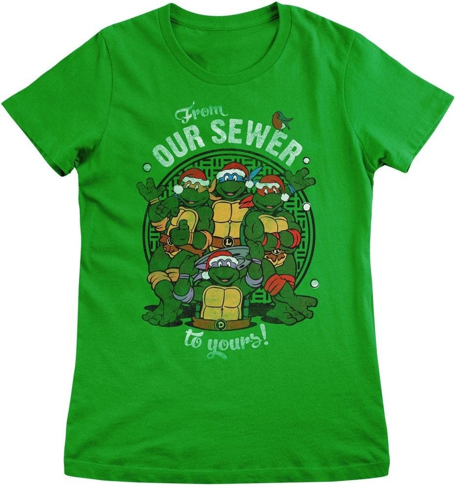 Teenage Mutant Ninja Turtles T-Shirt From Our Sewer To Yours! Girly Tee