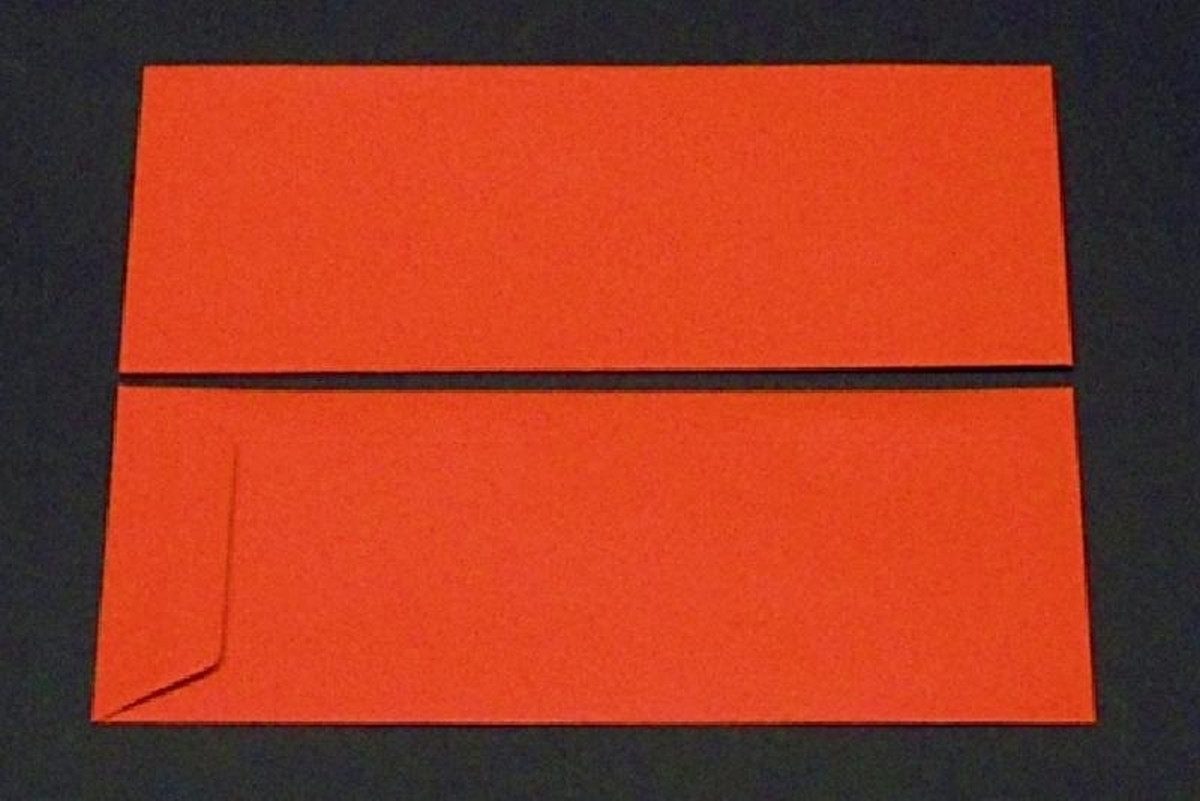 Blanke Briefhüllen Versandtasche Versandtaschen 125x312mm 120g/qm gummiert VE=100 Stück rubin.