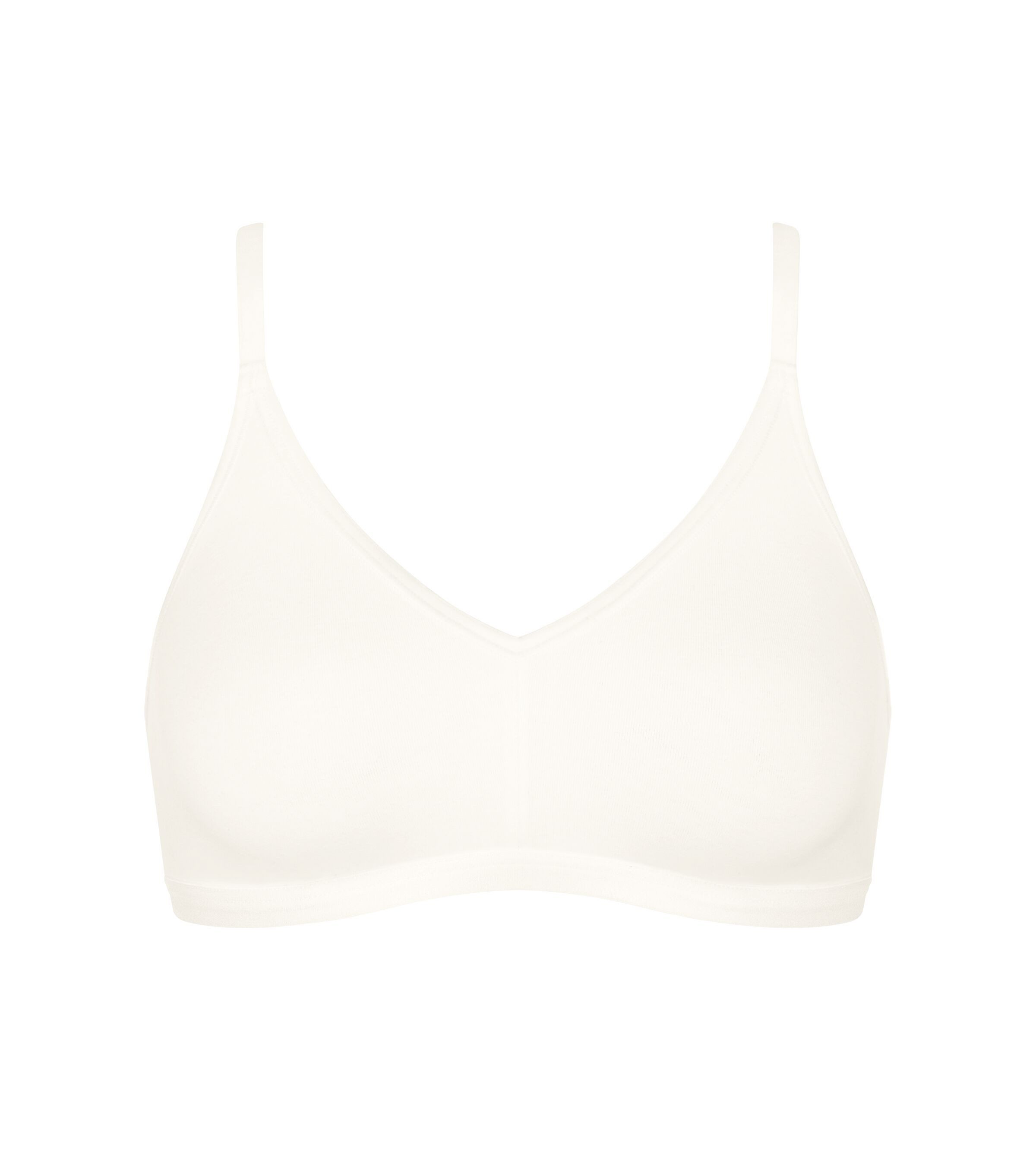 sloggi Soft-BH "GO Daily Cotton", Glanz-Effekt Details, tiefer V-Ausschnitt günstig online kaufen