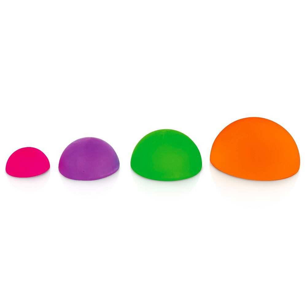 Amaya Balancetrainer Balanciersteine-Set Balance Dome, 4 unterschiedliche Höhen, Durchmesser und Farben