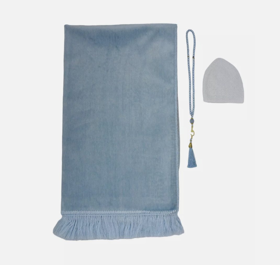 Lale Collection® Orientteppich Gebetsteppich blau + günstig online kaufen