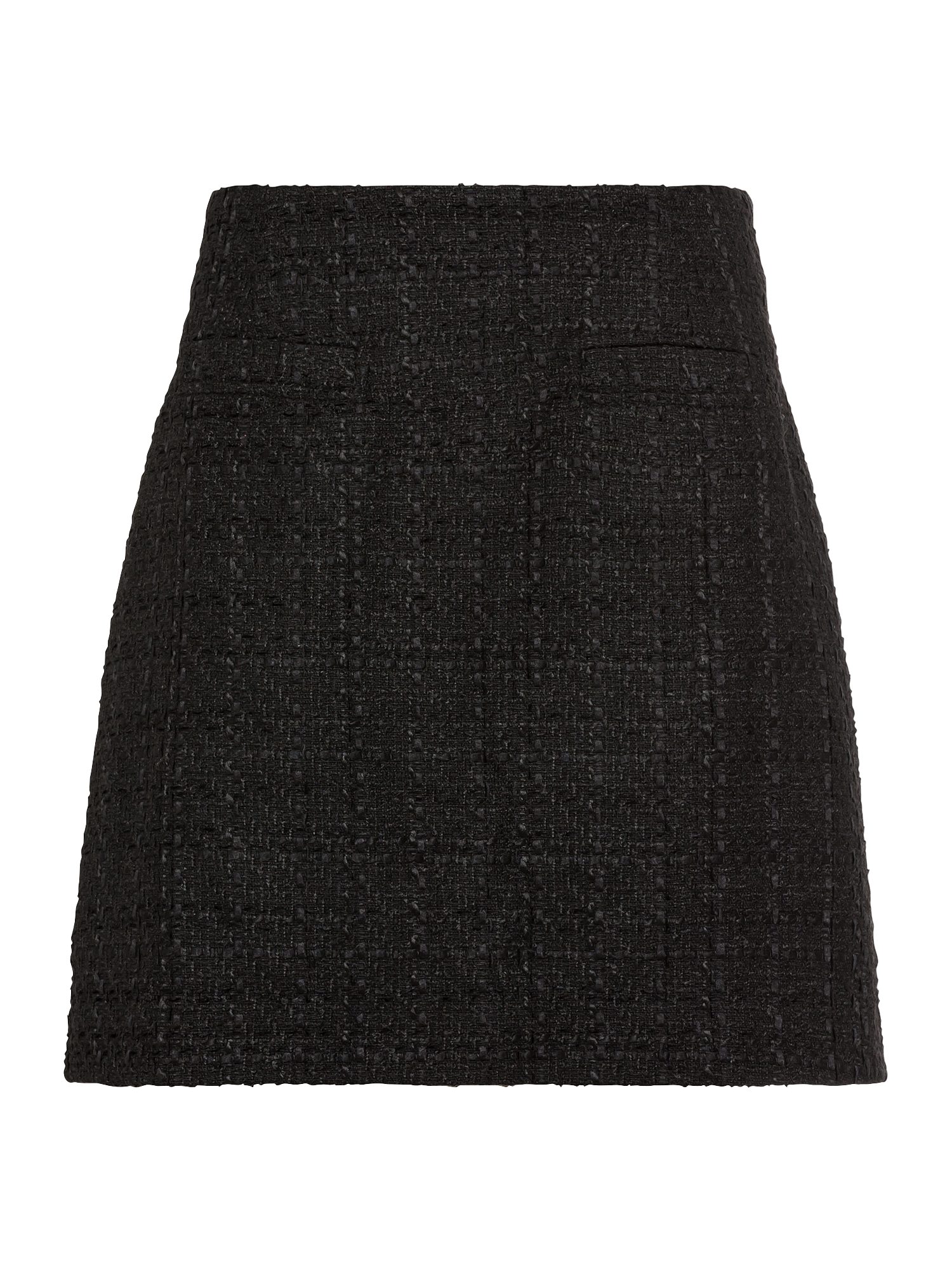 LASCANA Minirock im Bouclé-Look, Karo Muster, günstig online kaufen