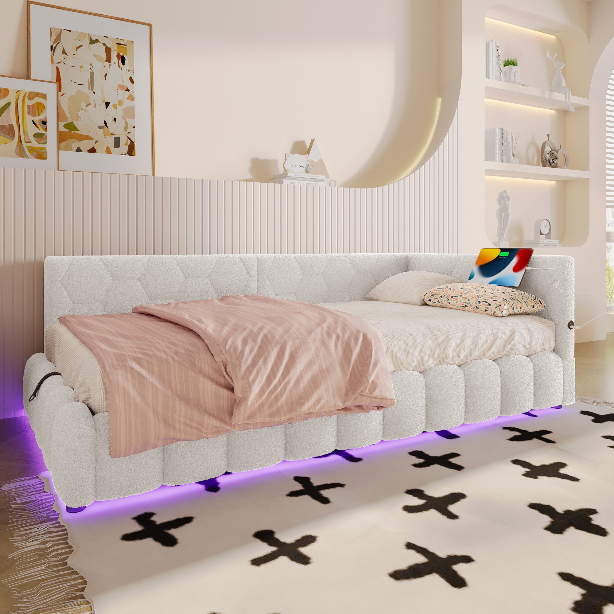Merax Daybett mit LED-Beleuchtung (1 tlg), günstig online kaufen