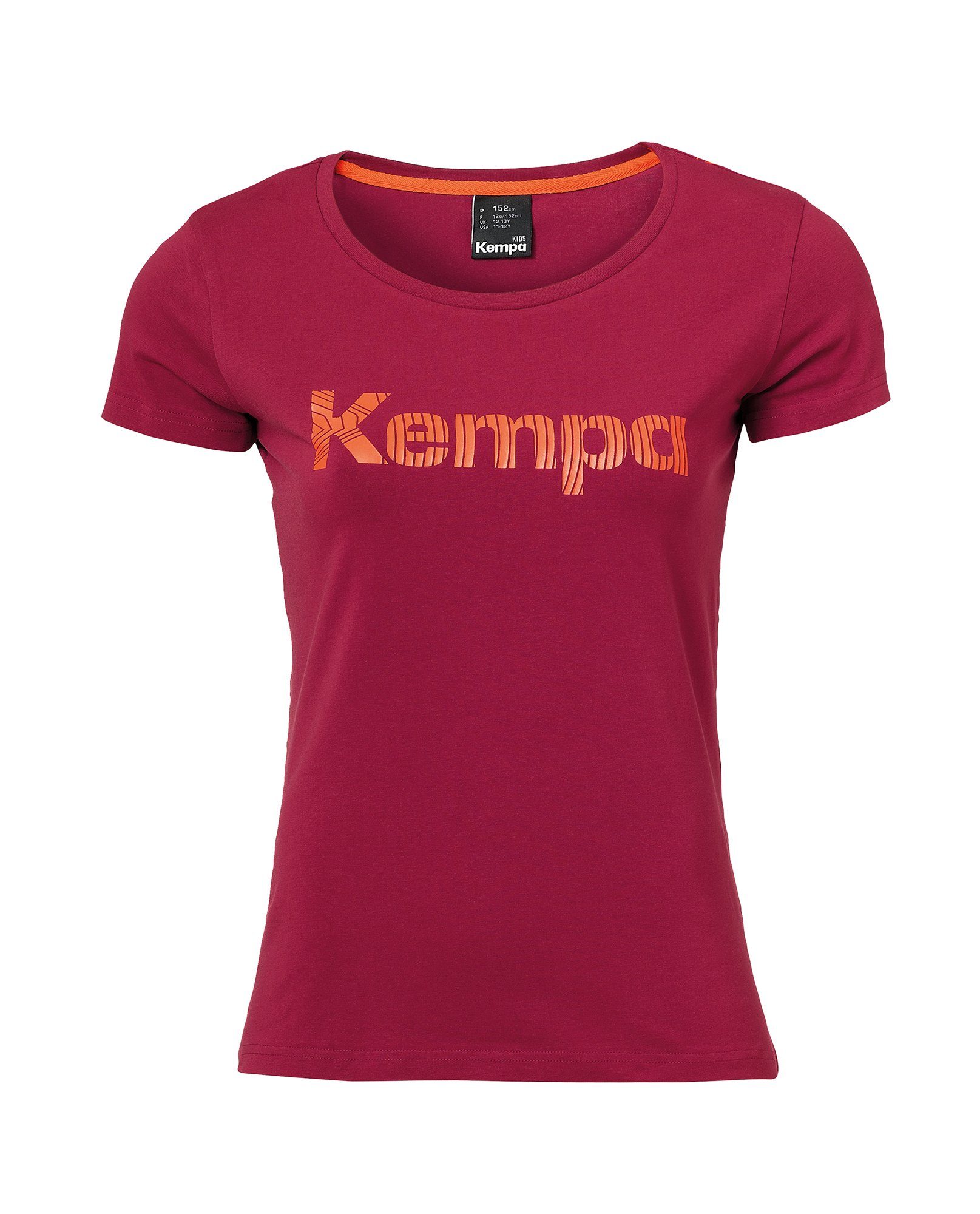 Kurzarmshirt Shirt GRAPHIC T-SHIRT GIRLS Kempa deep Kempa elastisch rot