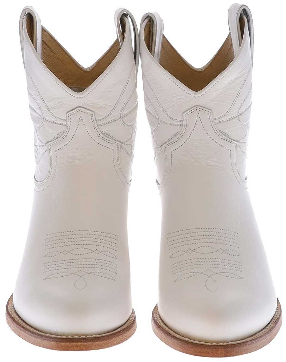 Mayura Boots 2374 Damen Westernstiefelette Weiss günstig online kaufen