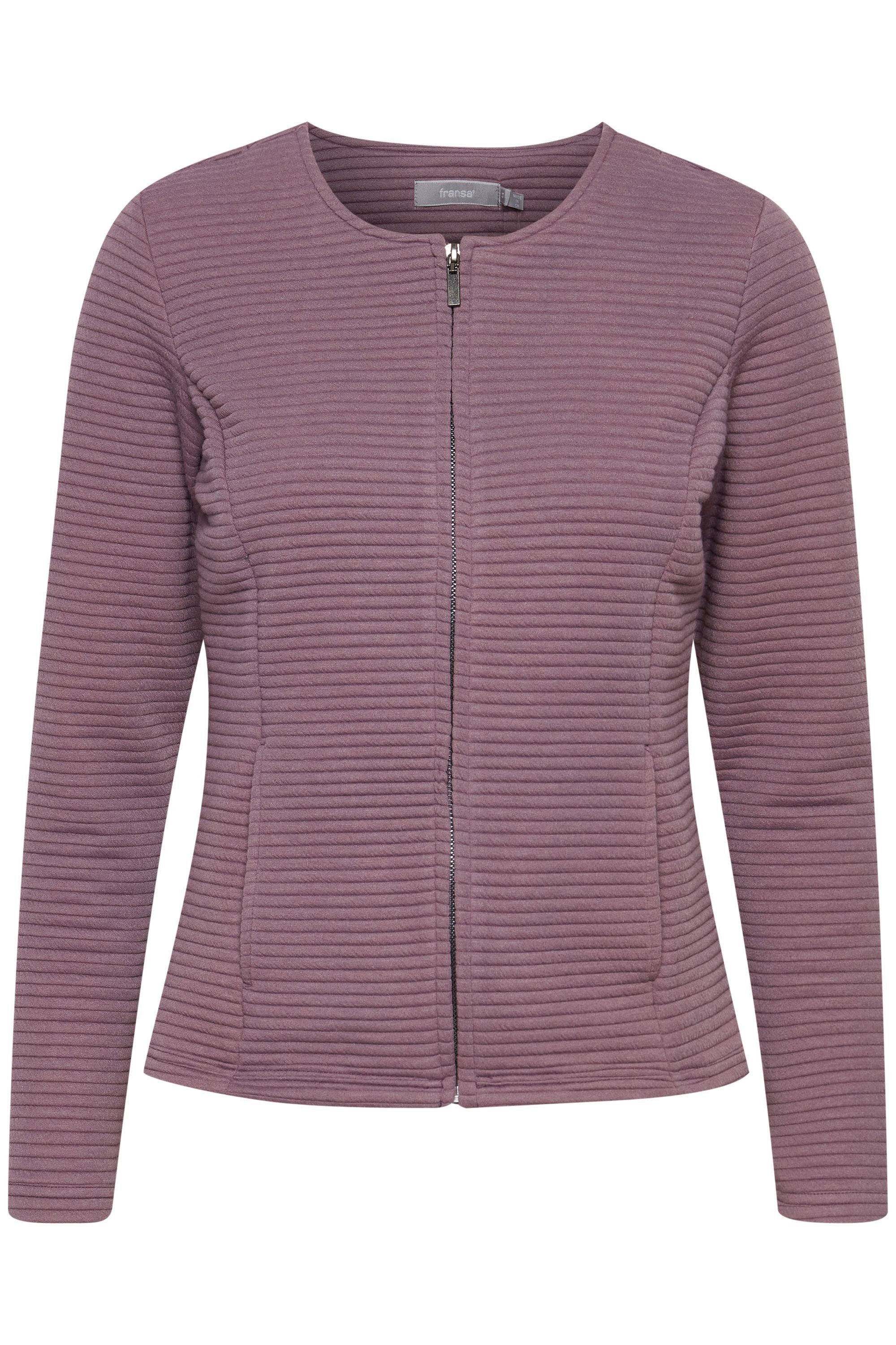 Black CAR Strickjacke fransa Plum 2 Fransa FRCARDI