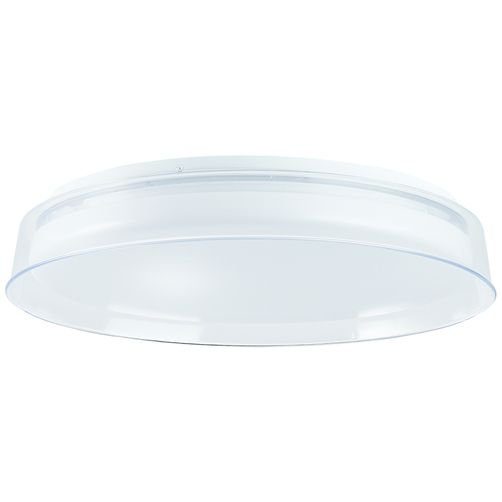 wechselbar, Brilliant LED Leanna, Fernbedienung,Ø41 cm,Kunststoff/Metall,transparent/weiß Tuya-App,inkl. LED Farbwechsler, Deckenleuchte