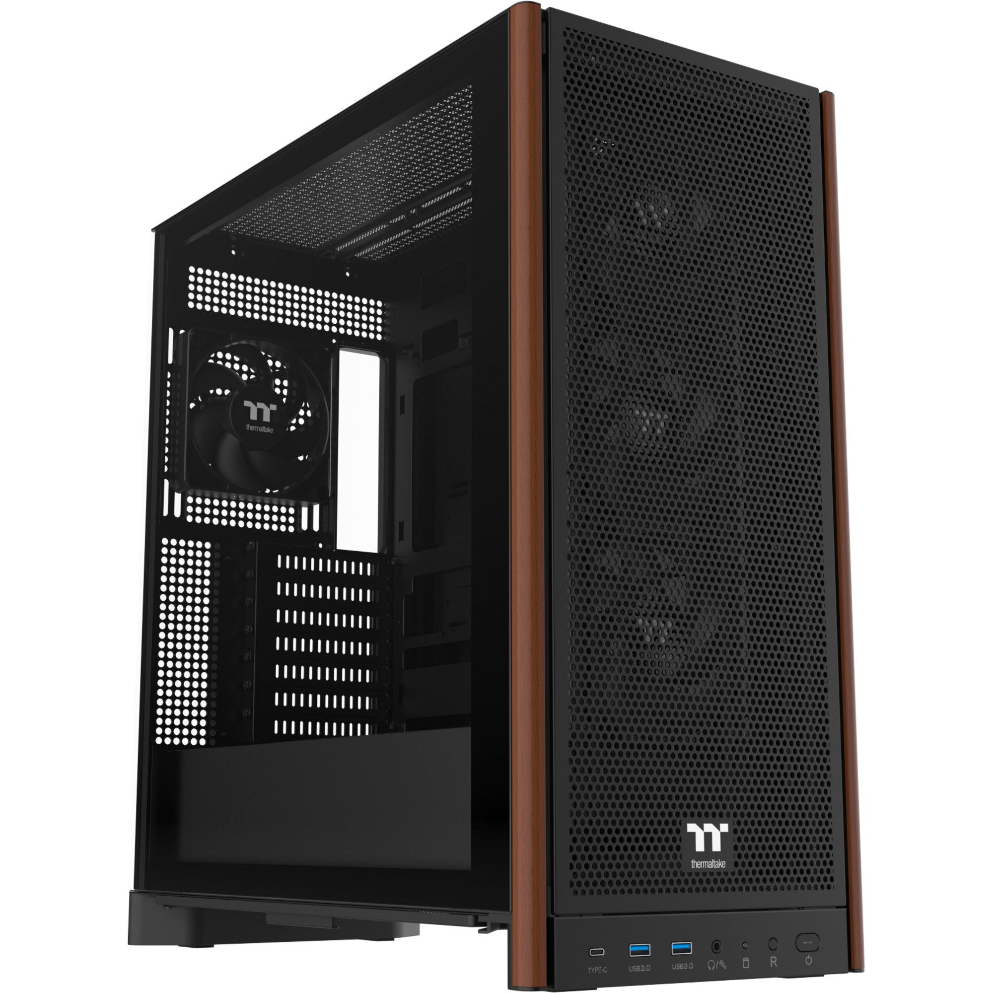 Thermaltake PC-Gehäuse Thermaltake S370 WS, Tower-Gehäuse, (Tempered