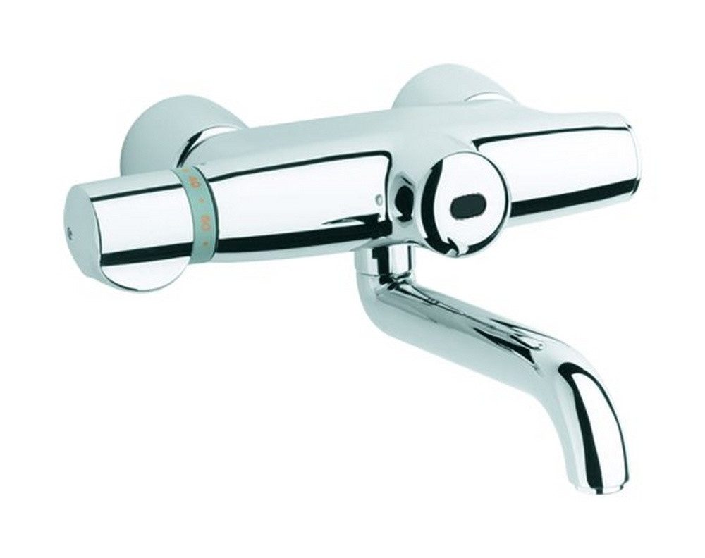 Grohe Waschtischarmatur Europlus E Infrarot Elektronik f. Waschtisch m. Thermostat Wandmontage