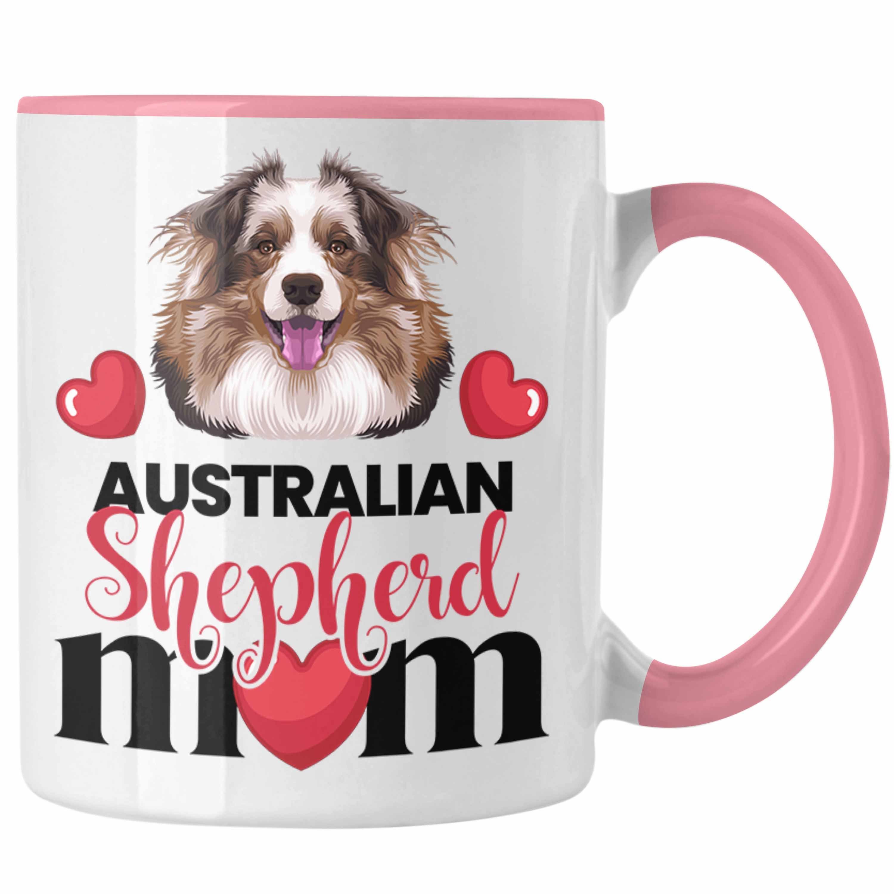 Tasse Australian Mama Mom Rosa Lustiger Shepherd Tasse Trendation G Spruch Geschenk Besitzer