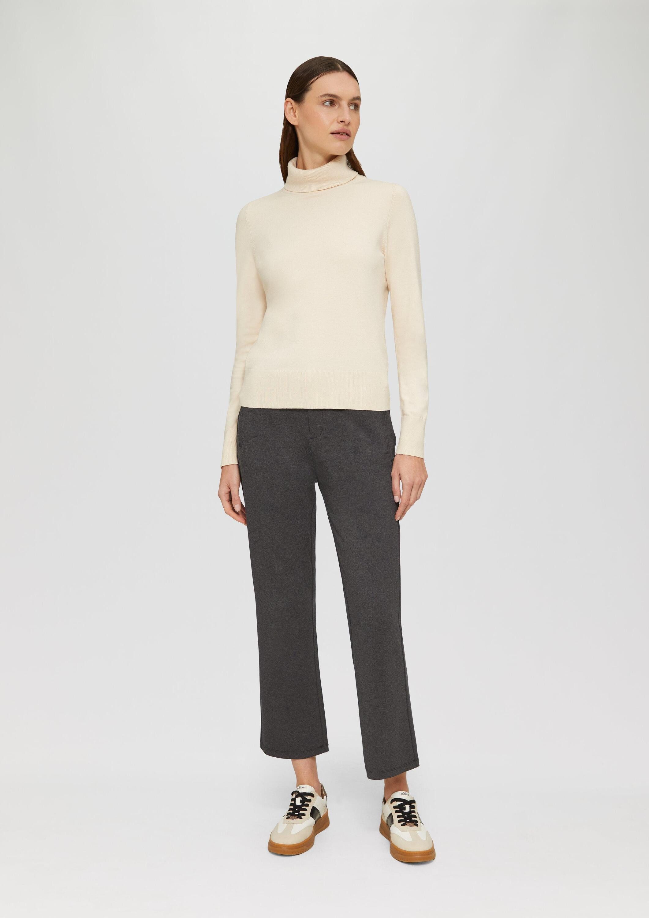 s.Oliver 7/8-Hose Hose Hose aus Interlock-Jersey mit Flared Leg günstig online kaufen