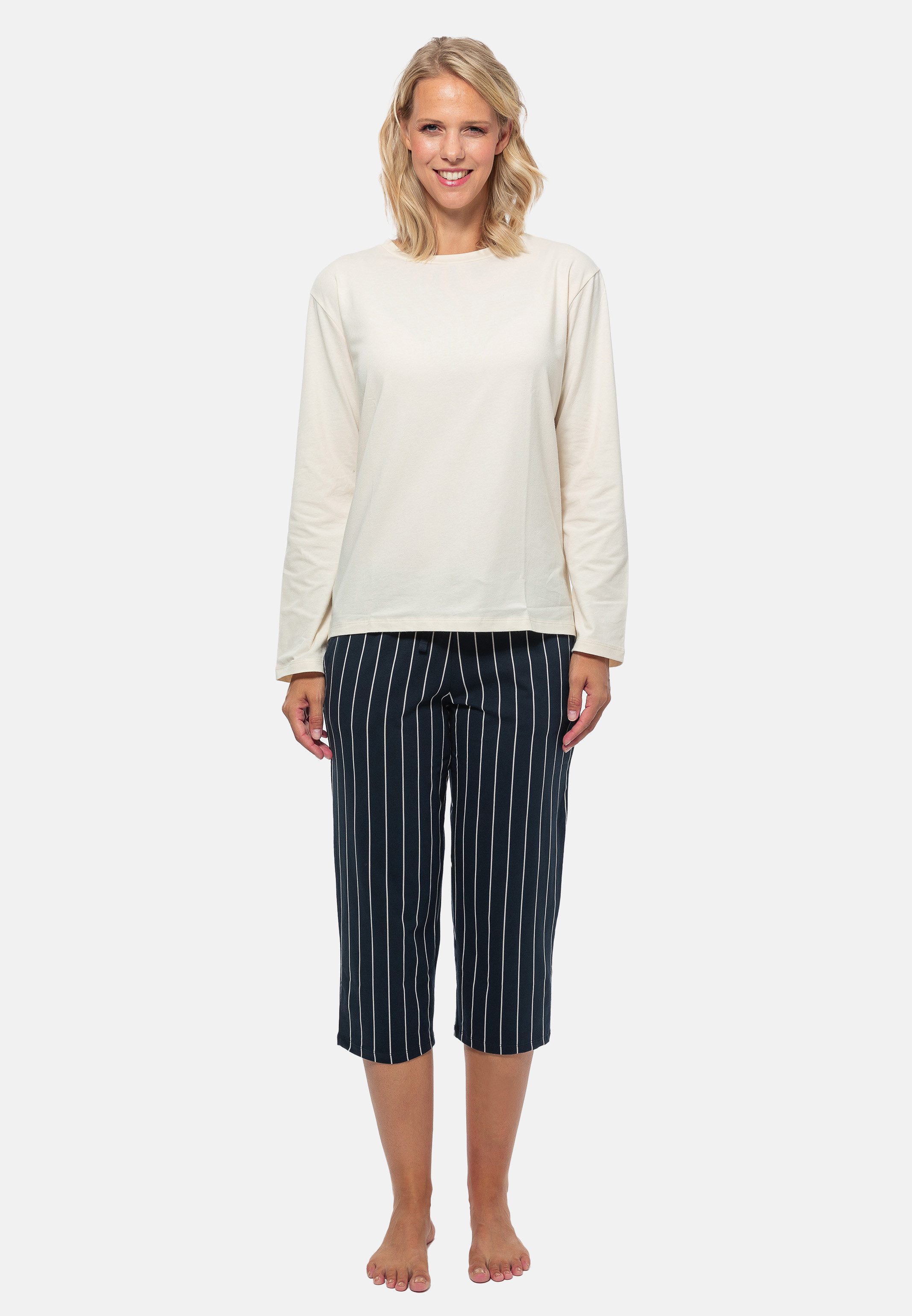 Schiesser Pyjama Organic Cotton (Set, 2 günstig online kaufen