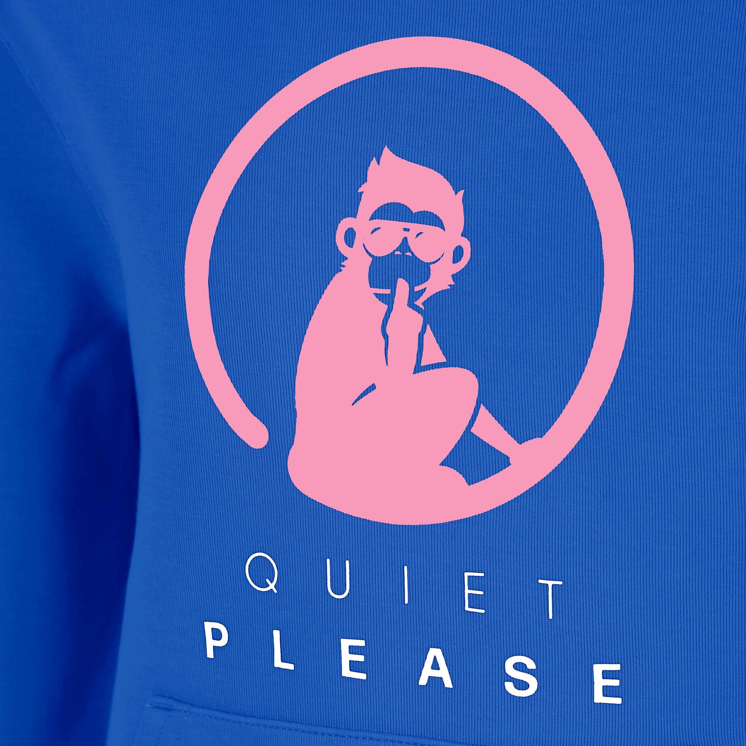 Quiet Please Kapuzenpullover Baseline Logo