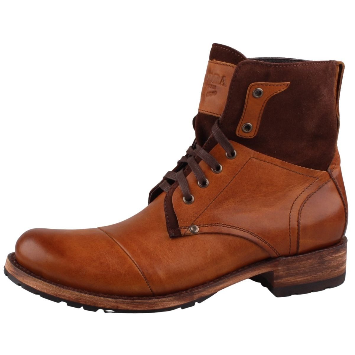 Sendra Boots 9801-Evolution Tang Usado Marron Stiefelette