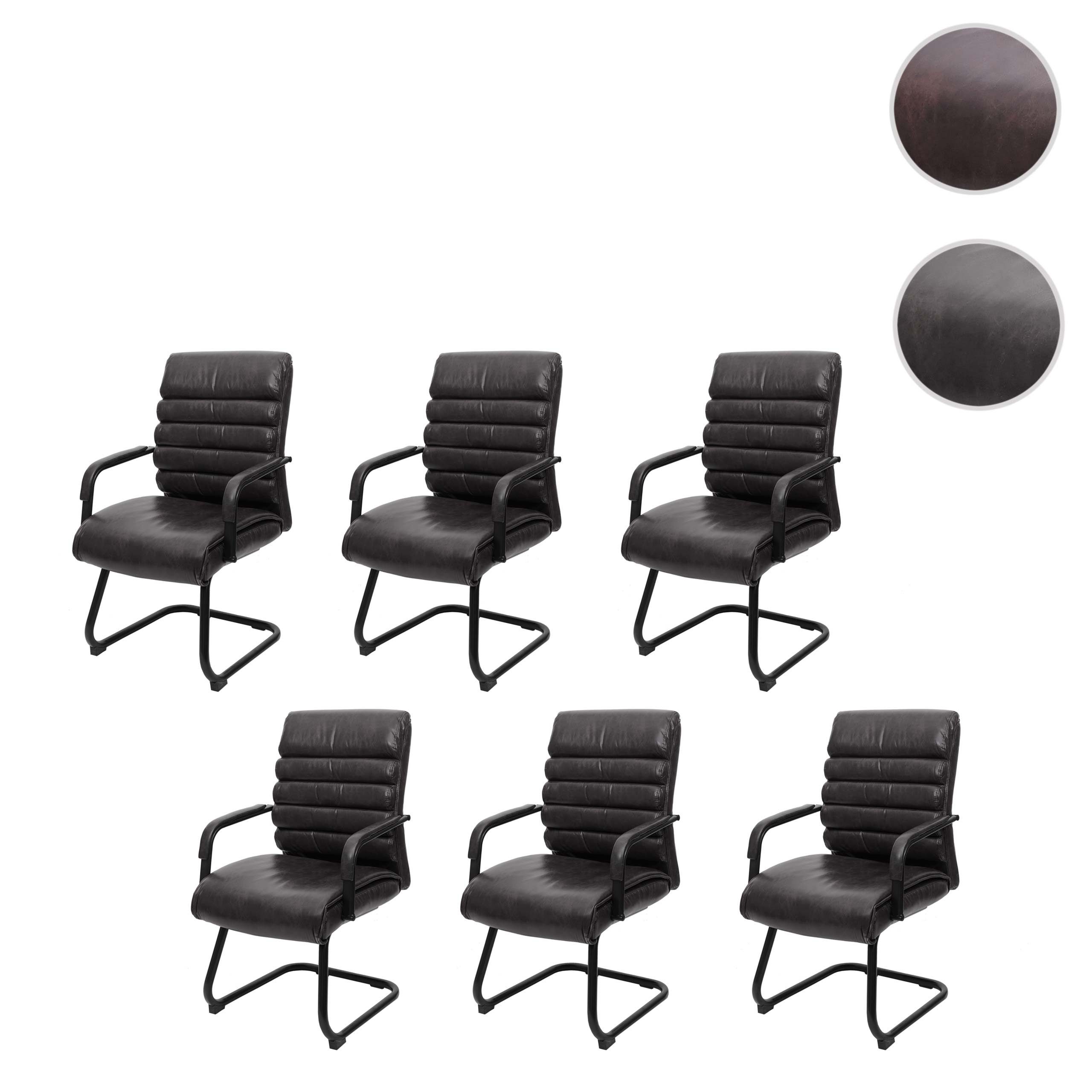 MCW Freischwinger MCW-H31-6 (Set, 6 St), 6er-Set, Mit Armlehnen, weiche Pol günstig online kaufen