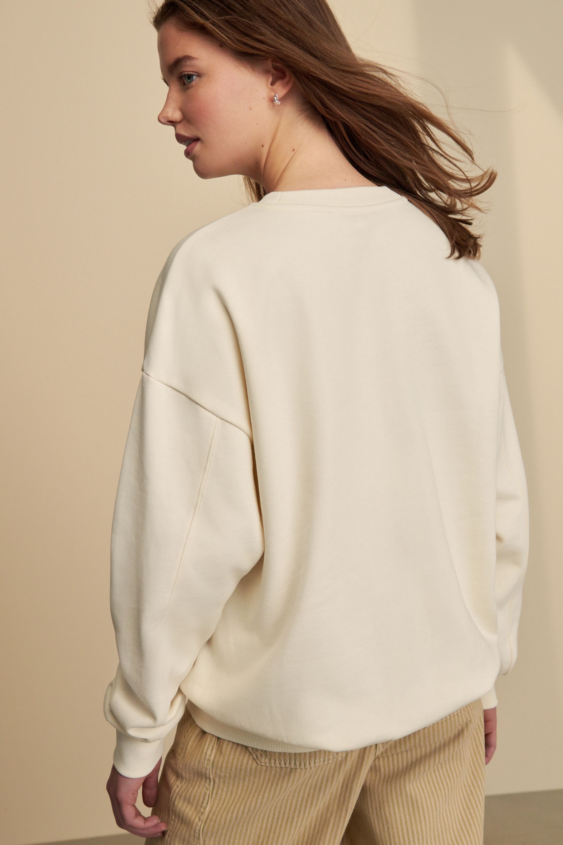 Next Sweater Sweatshirt mit Licesne Hokusai Orient-Blumenmuster (1-tlg) günstig online kaufen