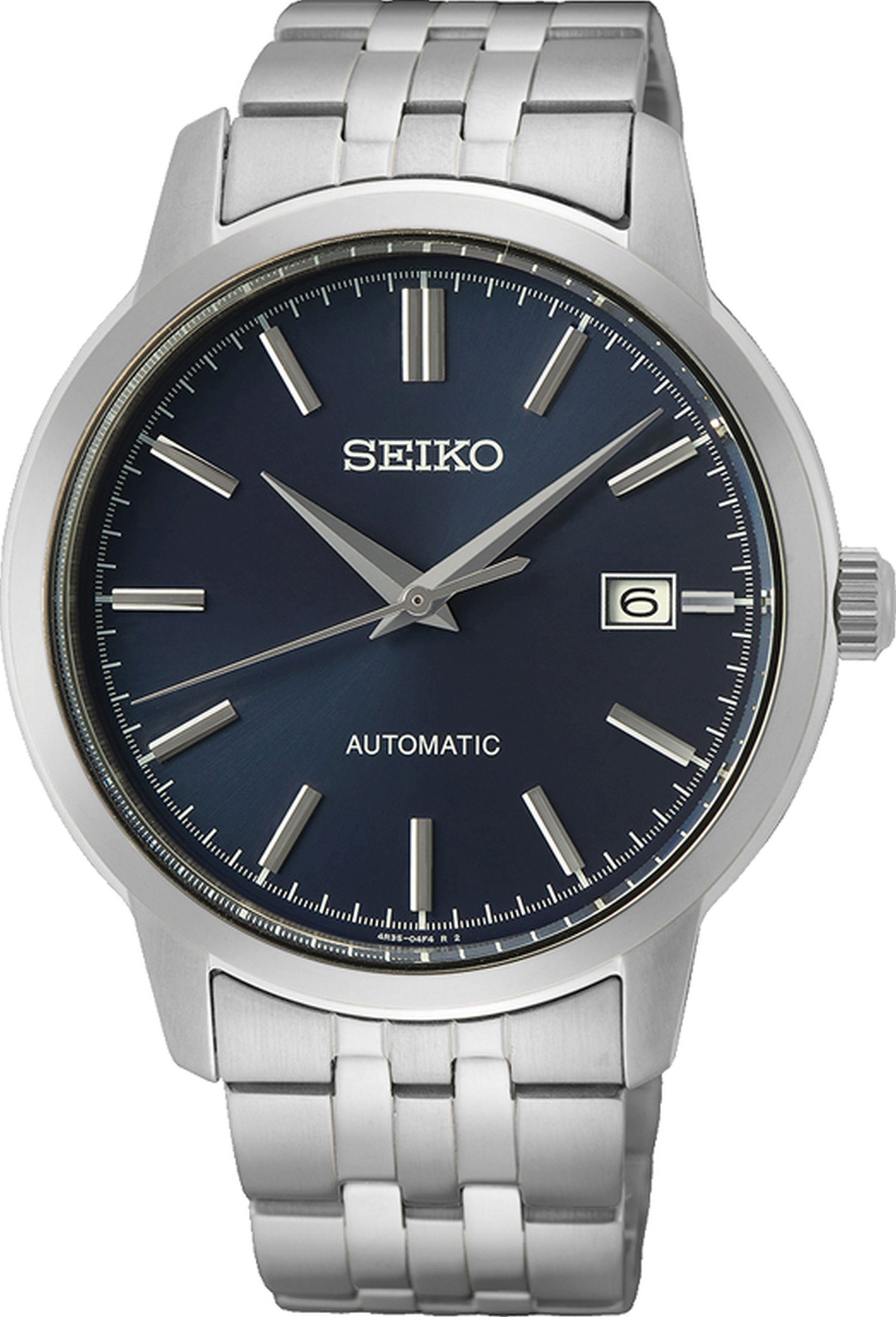 Seiko Automatikuhr SRPH87K1, Funktionen: Anzeige von Stunde, Minute,  Sekunde Datum, Handaufzug möglich
