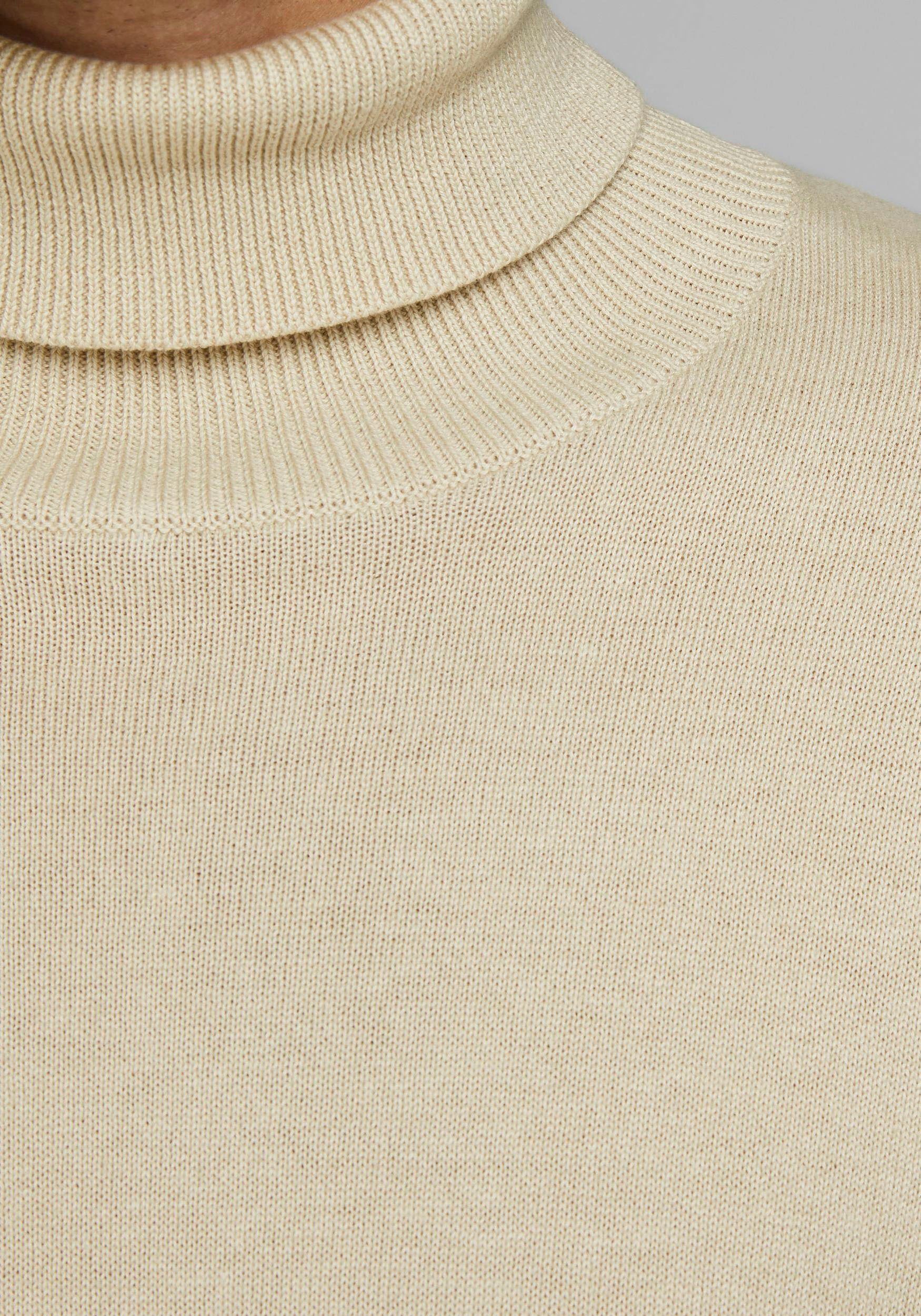 Knit beige Jones Roll Emil Rollkragenpullover Jack &