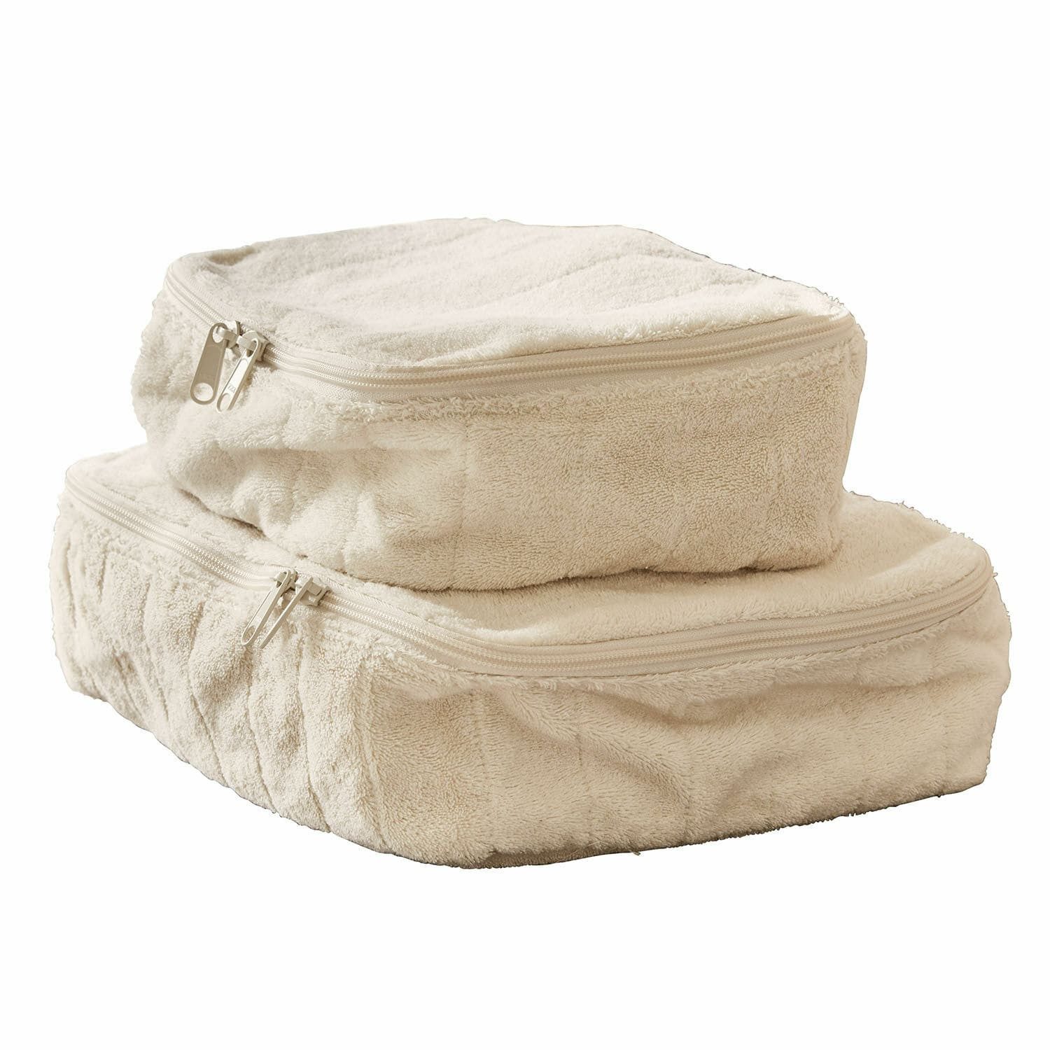 Mirabeau Handtasche Kosmetiktasche 2er Set Invarel creme