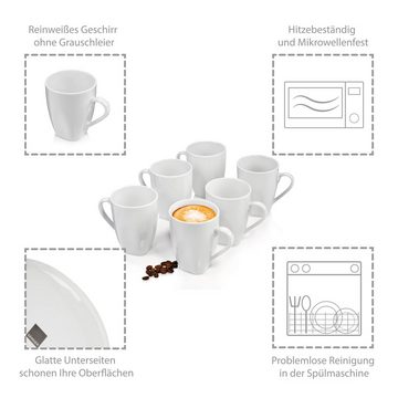 SÄNGER Becher »Bilgola Kaffeebecher Set«, Porzellan, 250 ml, spülmaschinengeeignet