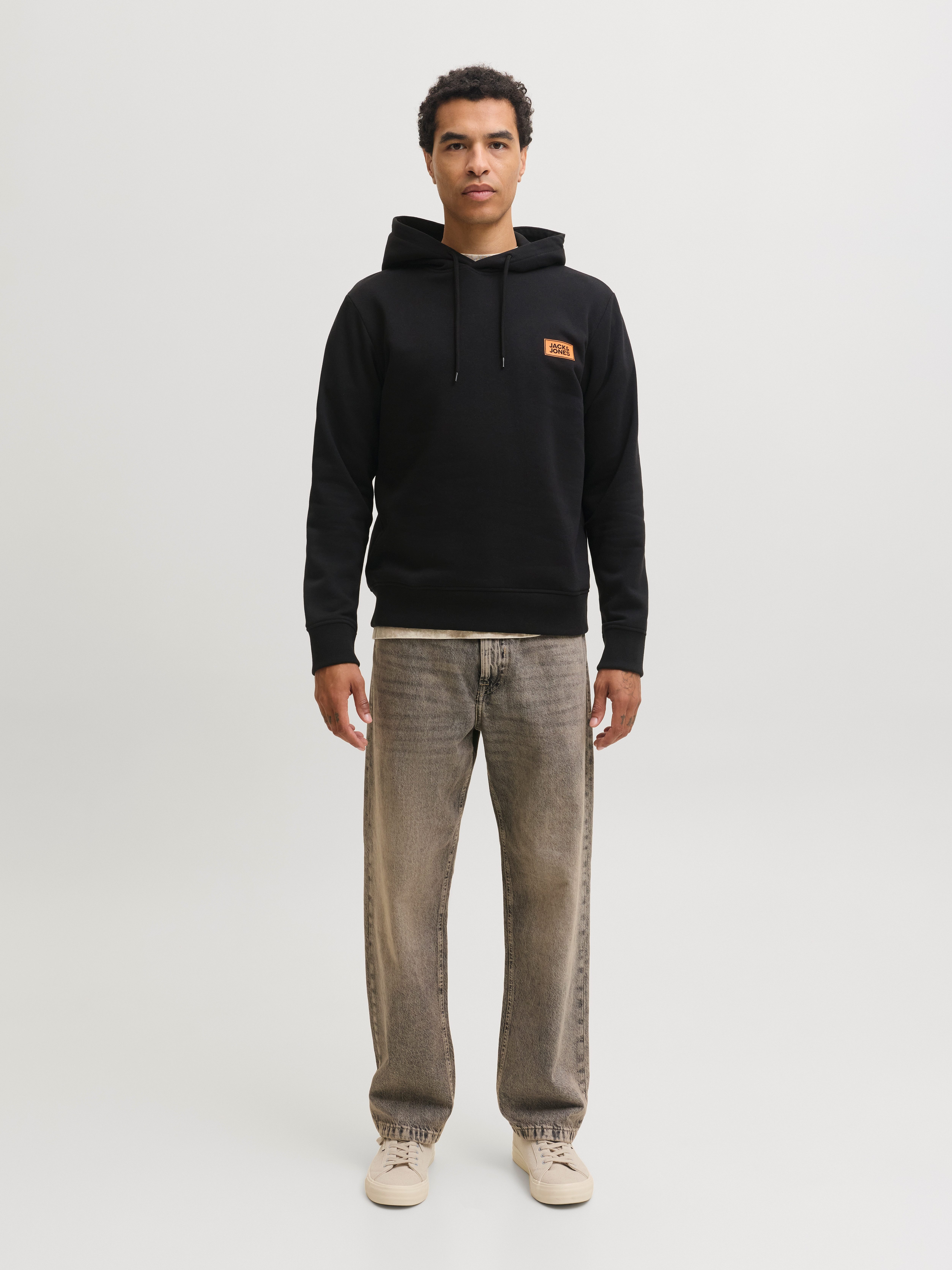 Jack & Jones Kapuzensweatshirt JJRUSH SWEAT HOOD Baumwollmischung, regular fit – Bild 3 von 5