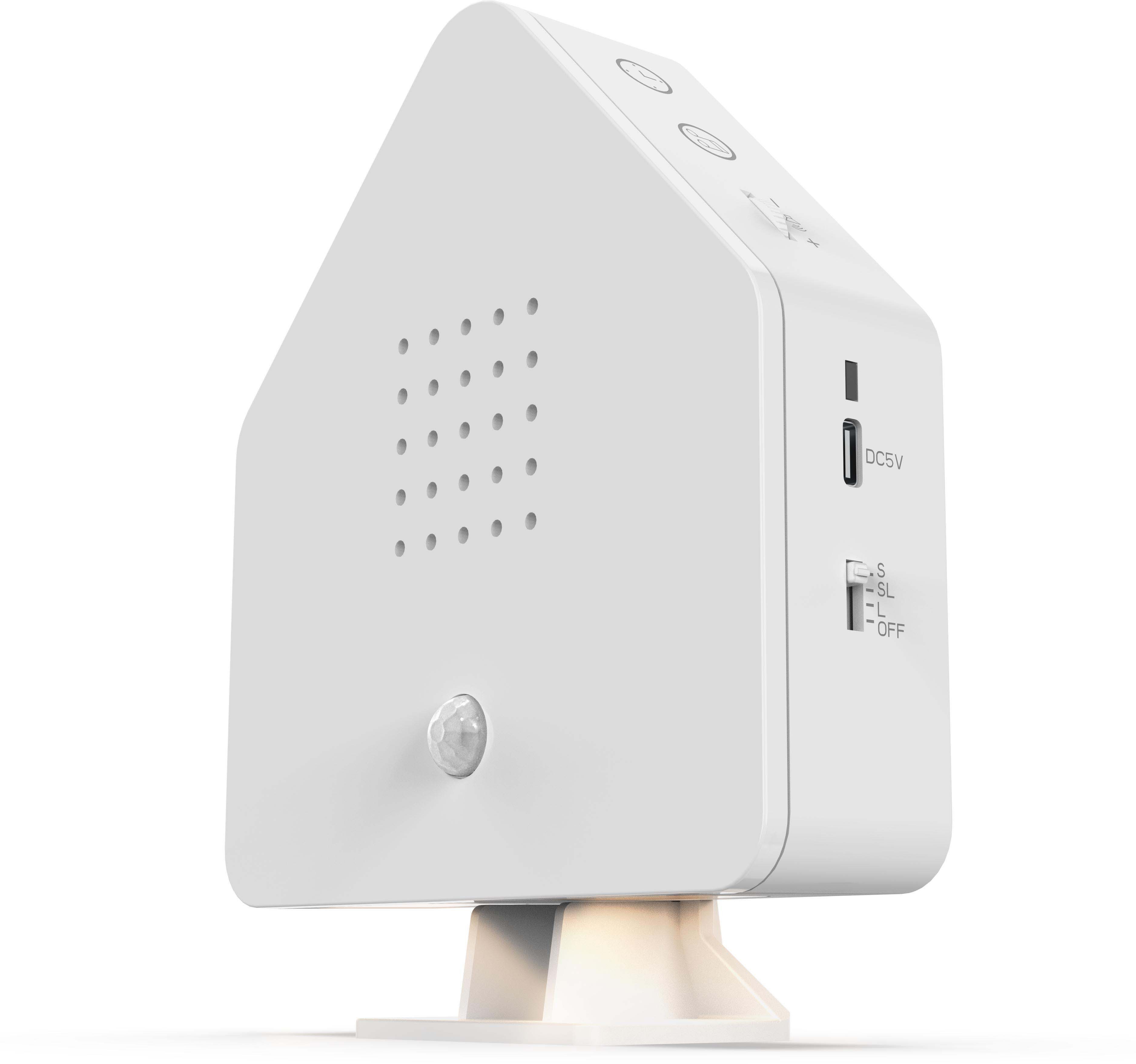 Northpoint LED Dekolicht Naturgeräuschebox Vogelzwitscher Bewegungsmelder Licht Aufladbar