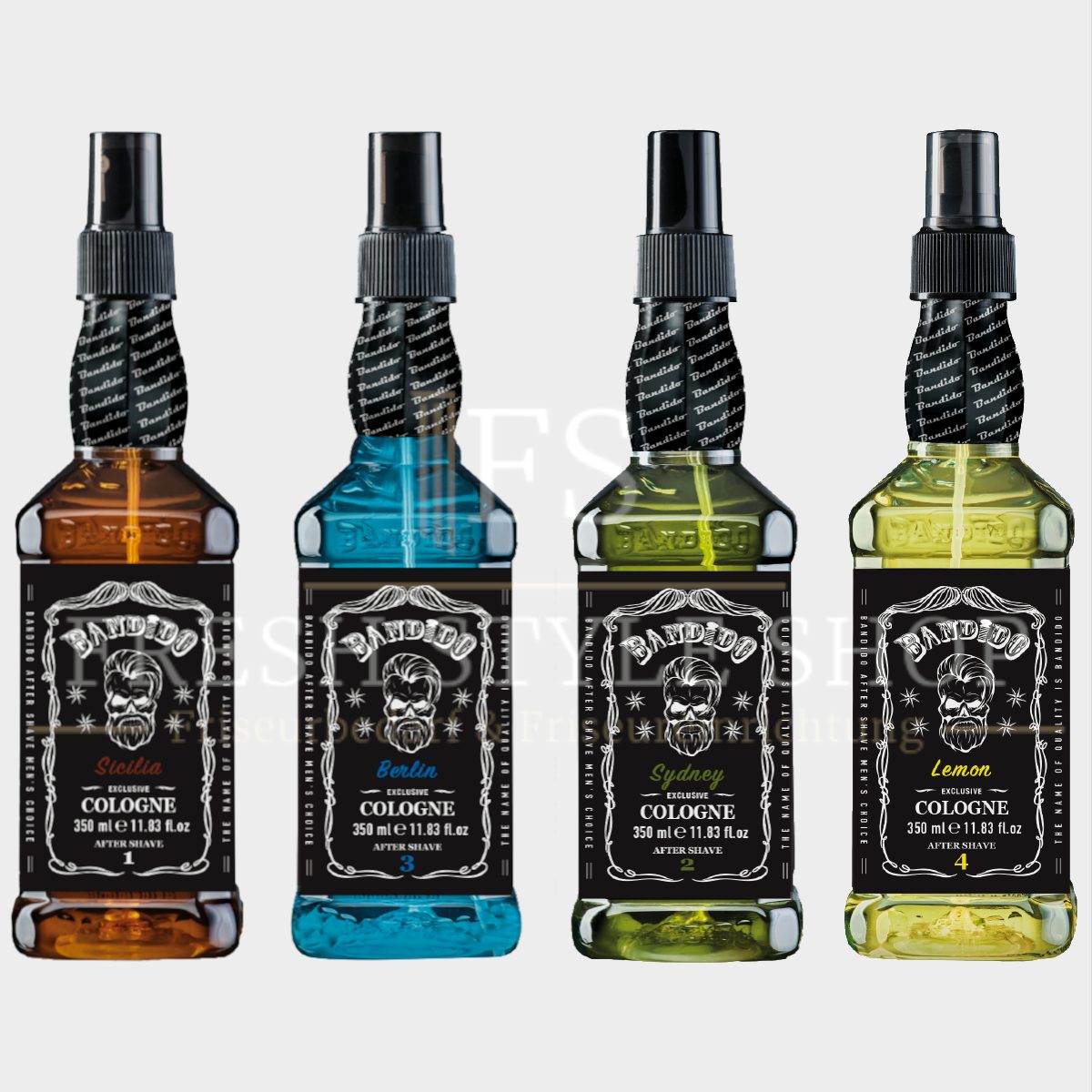 Bandido Cosmetics After Shave Sorten), : 350ml (Verschiedene Bandido Inhalt After Shave Cologne Lotion 350ml