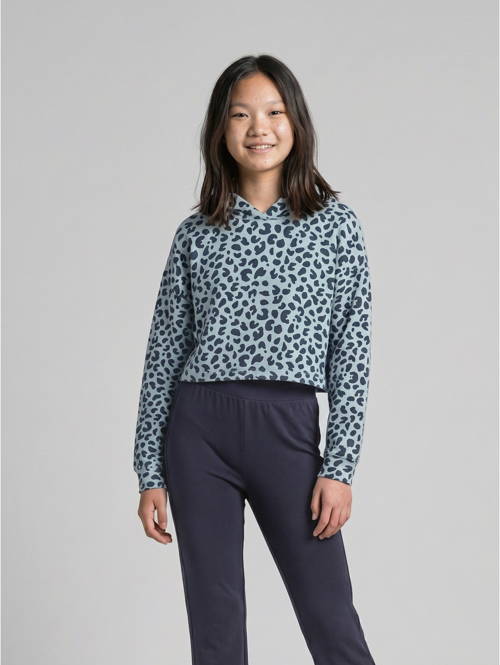 TOM TAILOR Sweatshirt Strick & Sweatshirts Cropped Hoodie Sweatshirt