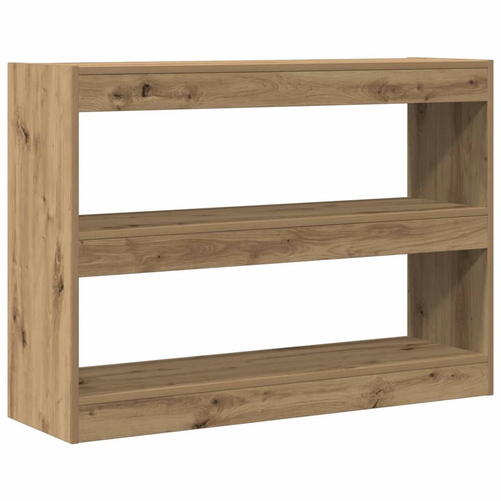 vidaXL Bücherregal Bücherregal 2 Ebenen 100 x 30 x 72 cm Holzwerkstoff, 1-tlg.