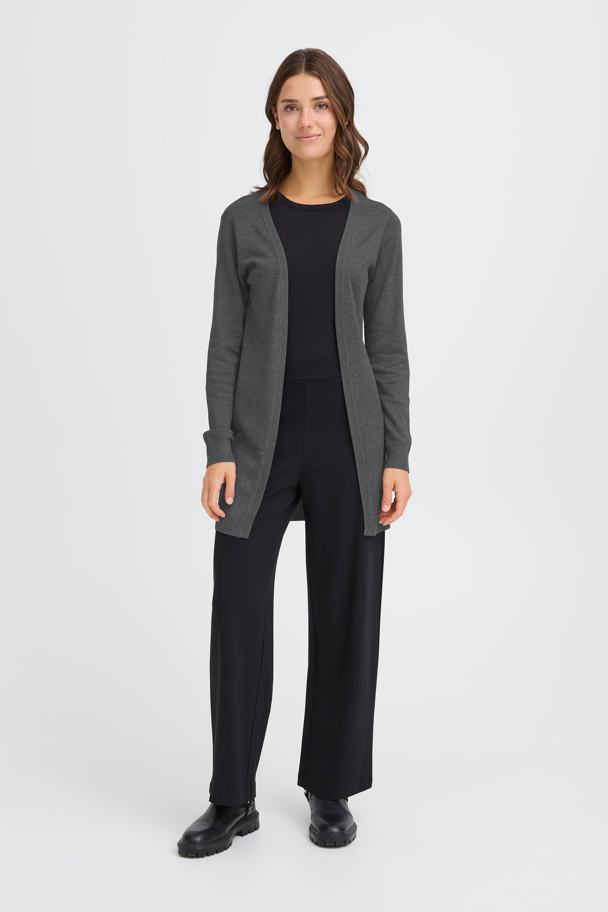 OXMO Strickjacke OXAida Moderner Cardigan