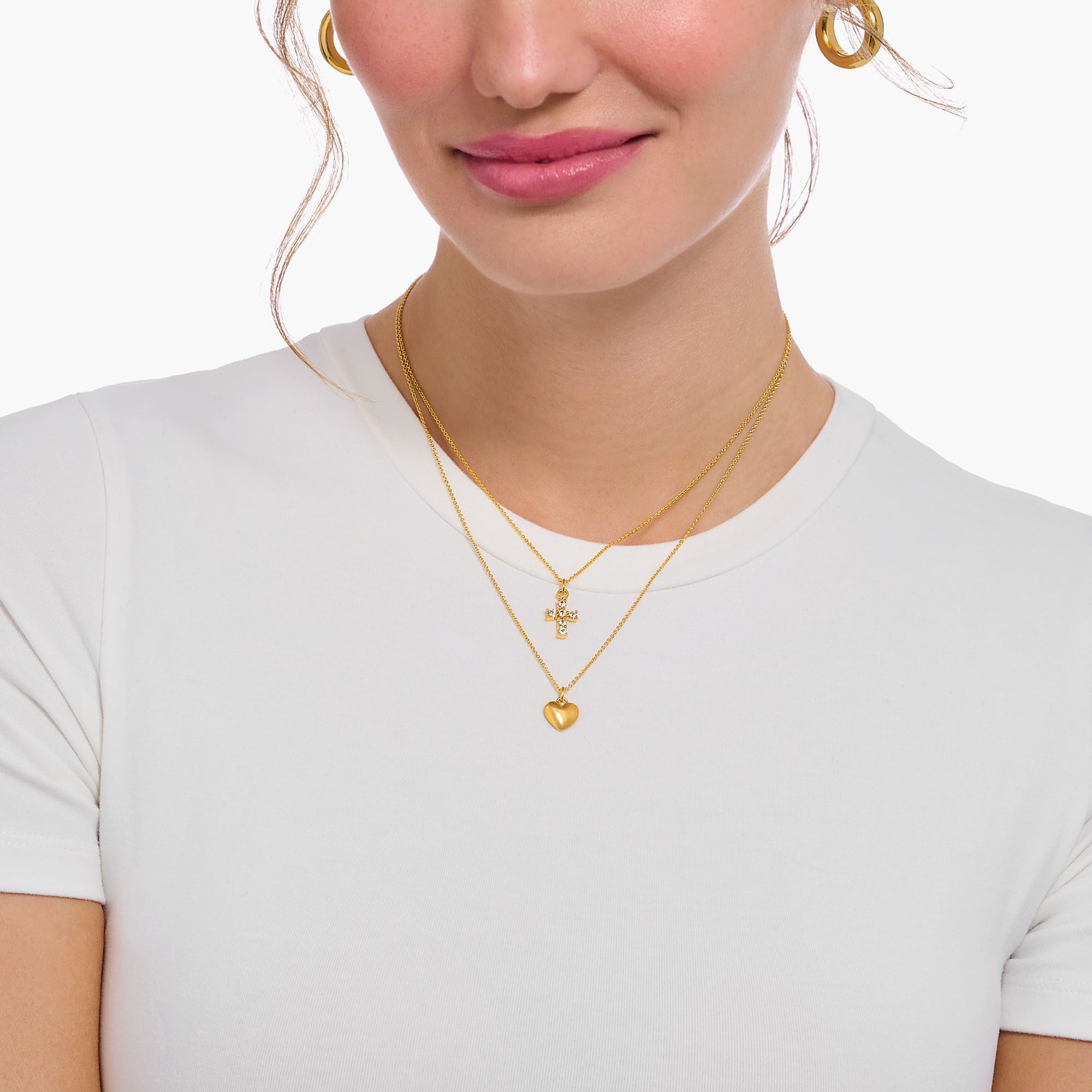 THOMAS SABO Kette mit Anhänger Herz-Anhänger
