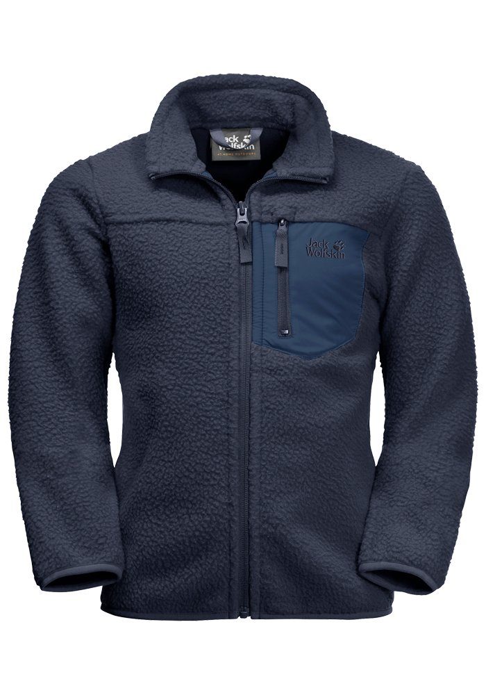 Jack Wolfskin Fleecejacke ICE CURL JACKET K indigo-nachtblau