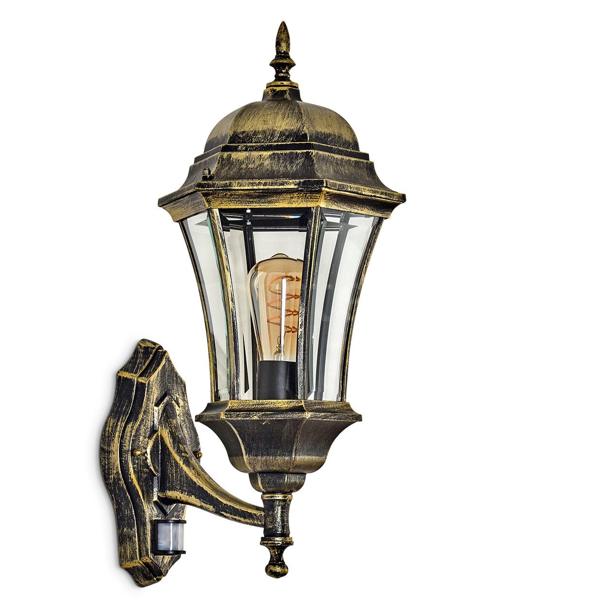 hofstein Außen-Wandleuchte retro Bewegungsmelder Wandlampe a. günstig online kaufen