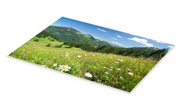 Posterlounge Poster bildpics, Almwiese Allgäuer Alpen, Fotografie