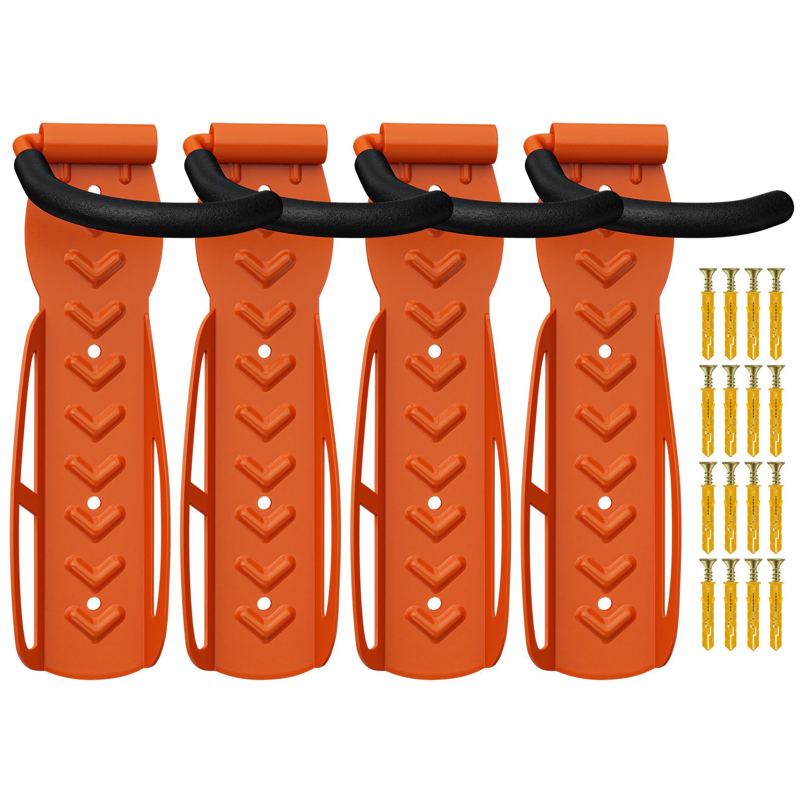 Wellgro Fahrradhalter 4 x Wand Fahrradhalter, Fahrradständer