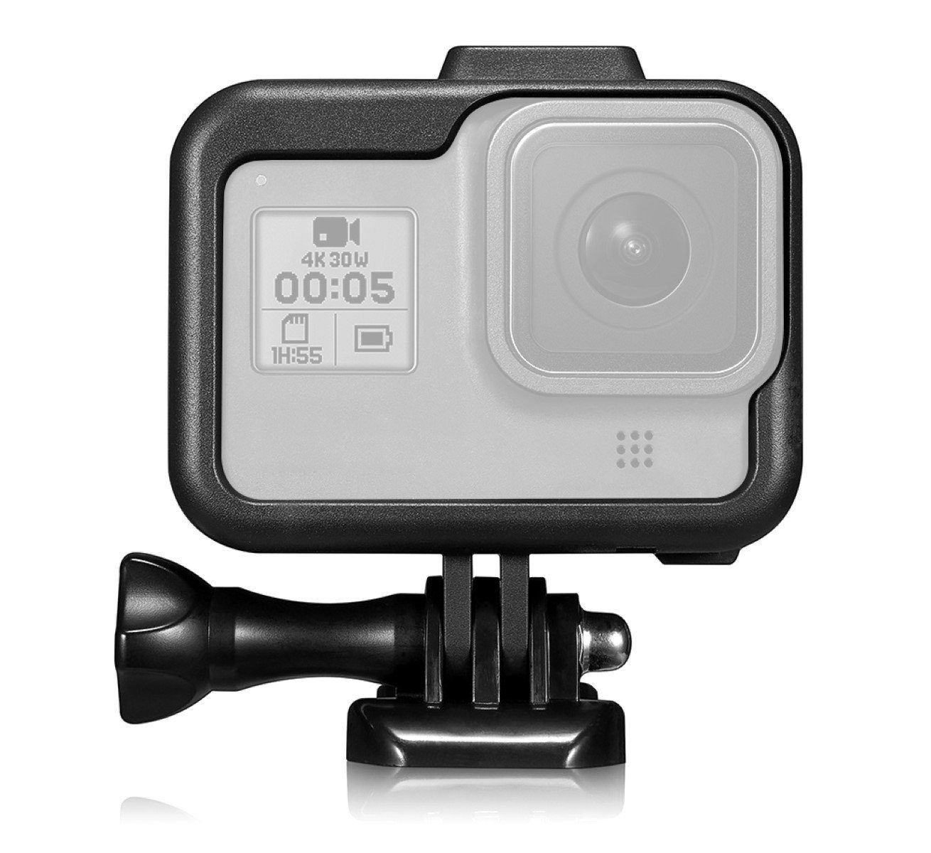 ayex Schutzgehäuse Robuster Case GoPro Hero 8 Blitzschuh Schieberahmen Actioncam Zubehör