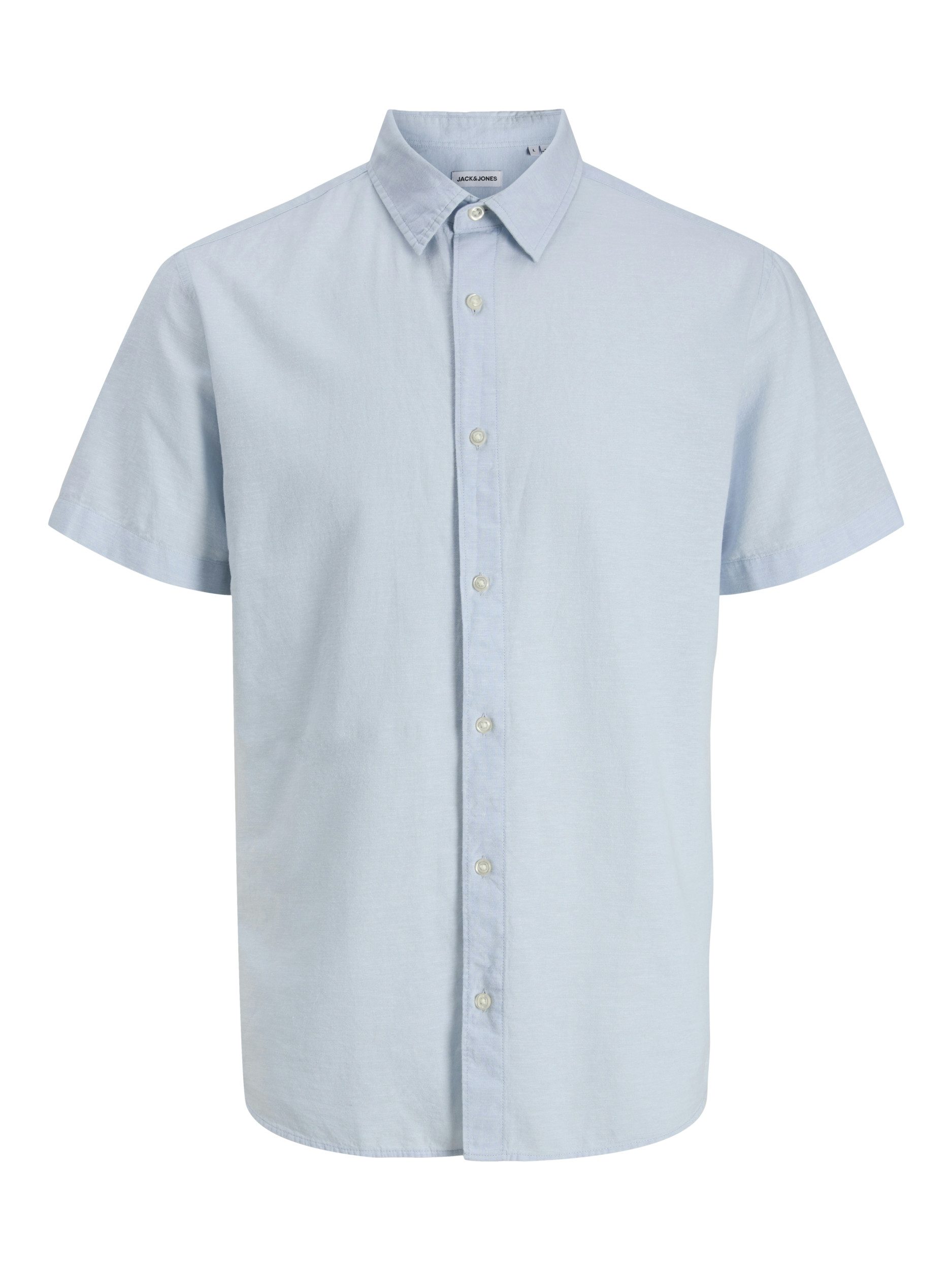 Jack & Jones Flanellhemd JJEBREEZE LINEN BLEND SHIRT S/S SN