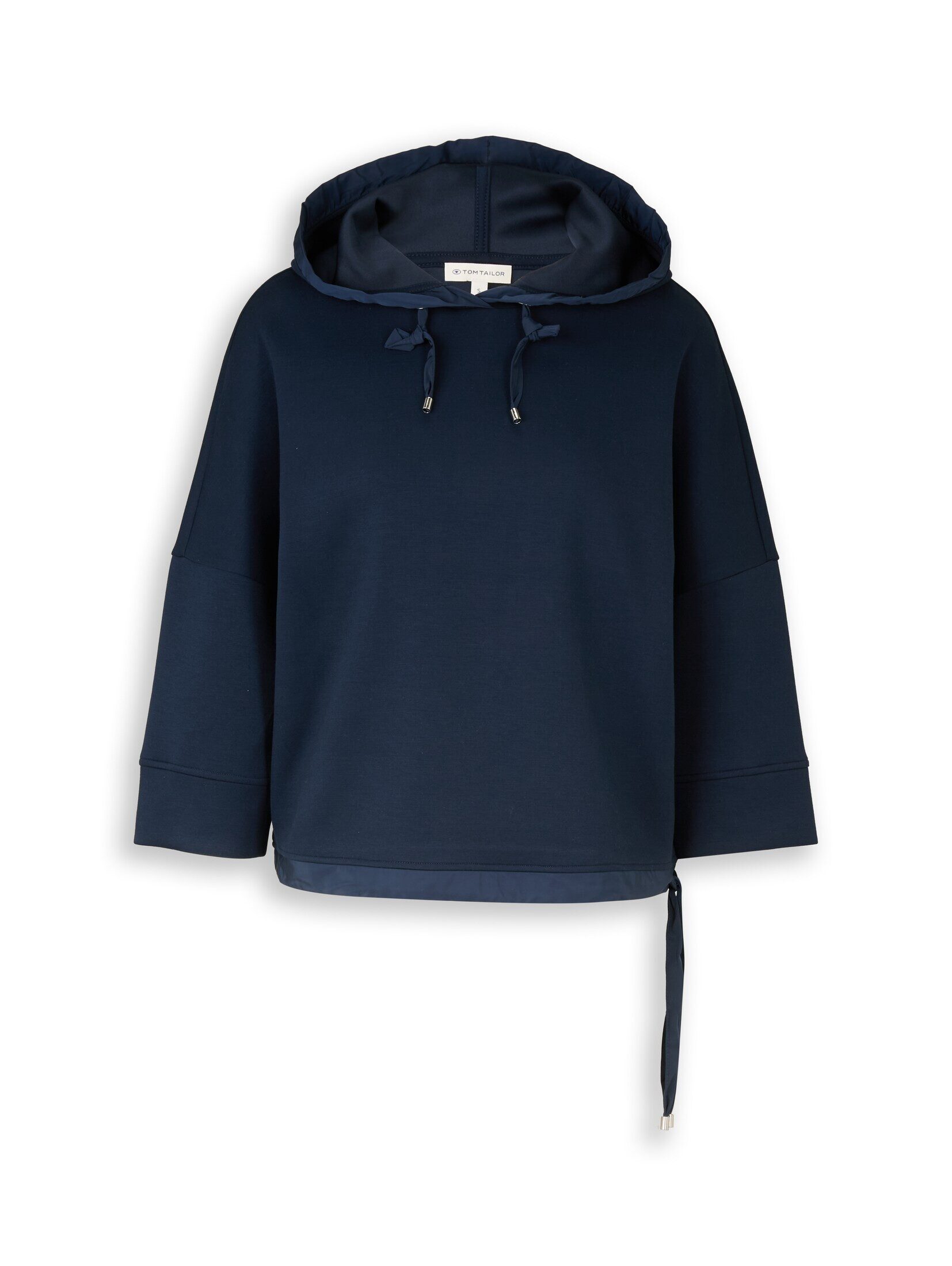 TOM TAILOR Sweatshirt Strick & Sweatshirts Hoodie Sweatshirt aus Scuba