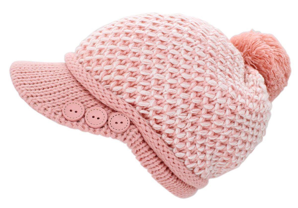 dy_mode Schirmmütze Damen Strickmütze Bunt Gestrickte günstig online kaufen