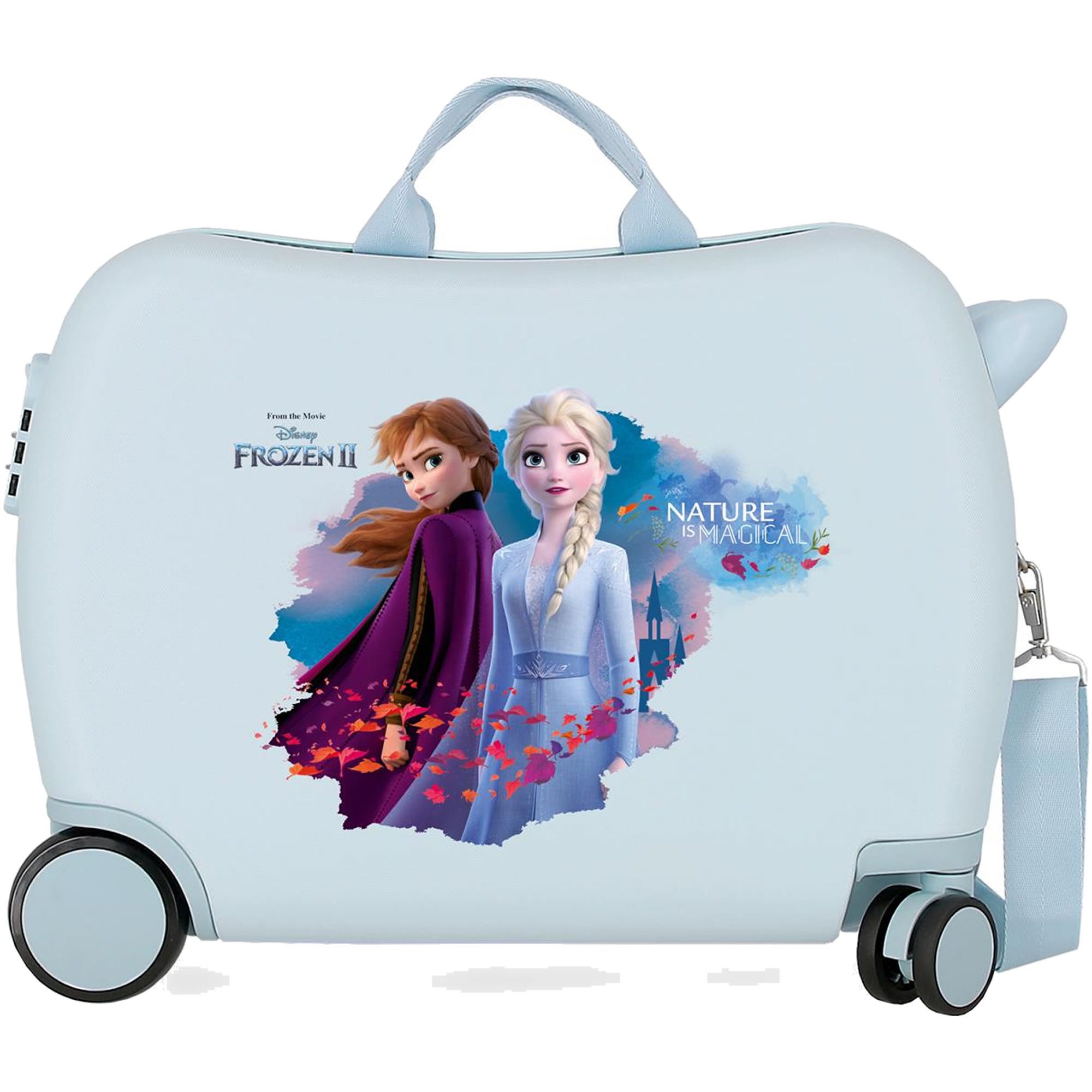 Joumma Bags Kinderkoffer Kinder Sitzkoffer Stabiler Hartschalenkoffer mit Sitzfunktion, Optimaler Reisebegleiter, da dieser Koffer als Handgepäck zählt