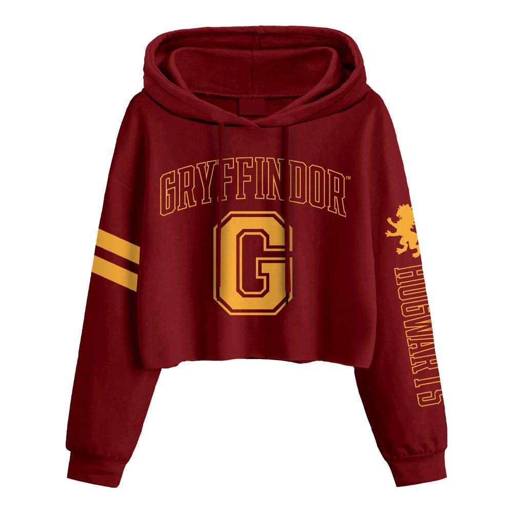 Heroes Inc Kapuzenpullover Gryffindor College Style Cropped Hoodie - Harry Potter