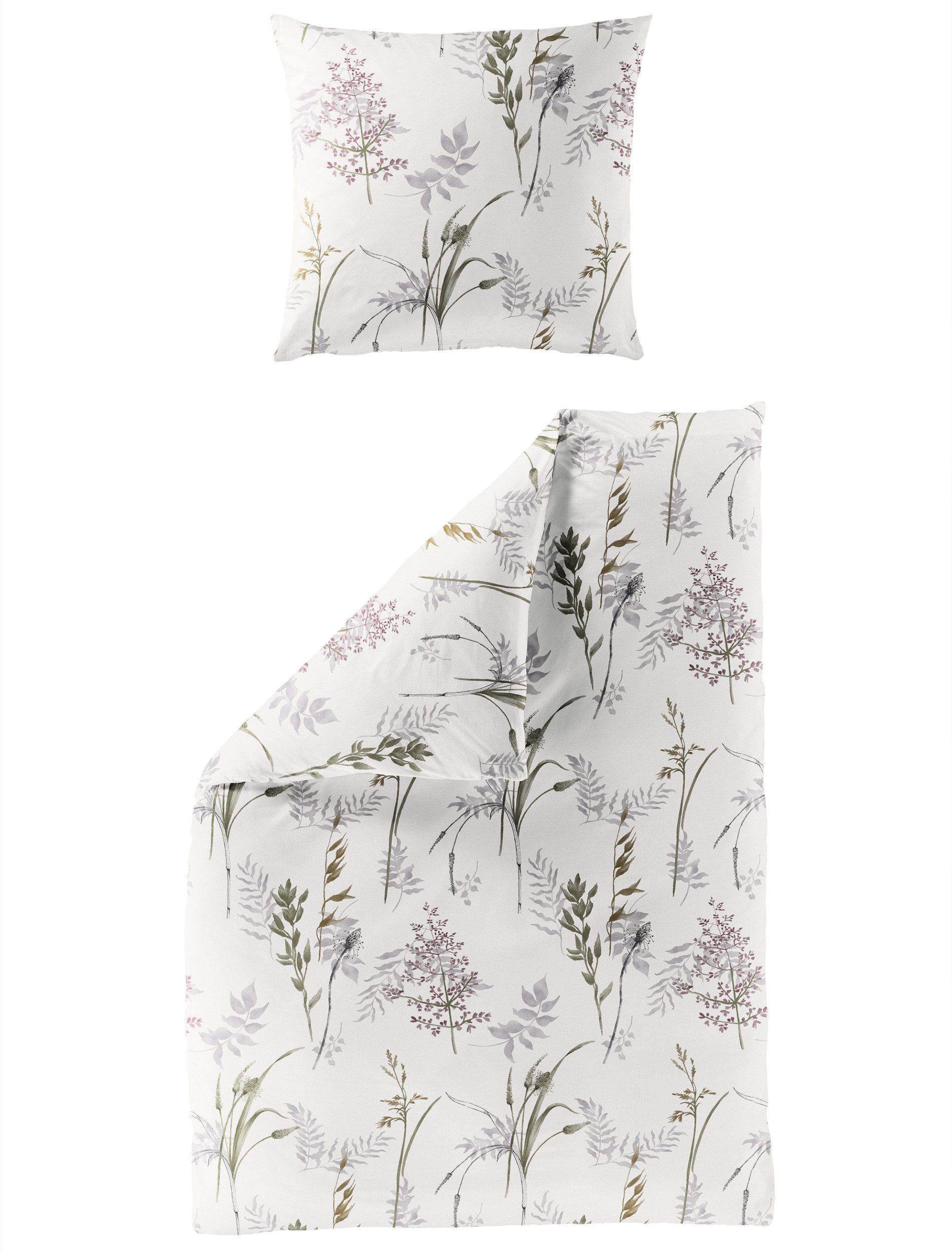 BIERBAUM Bettwäsche 4130, Mako-Satin, 2 teilig, günstig online kaufen