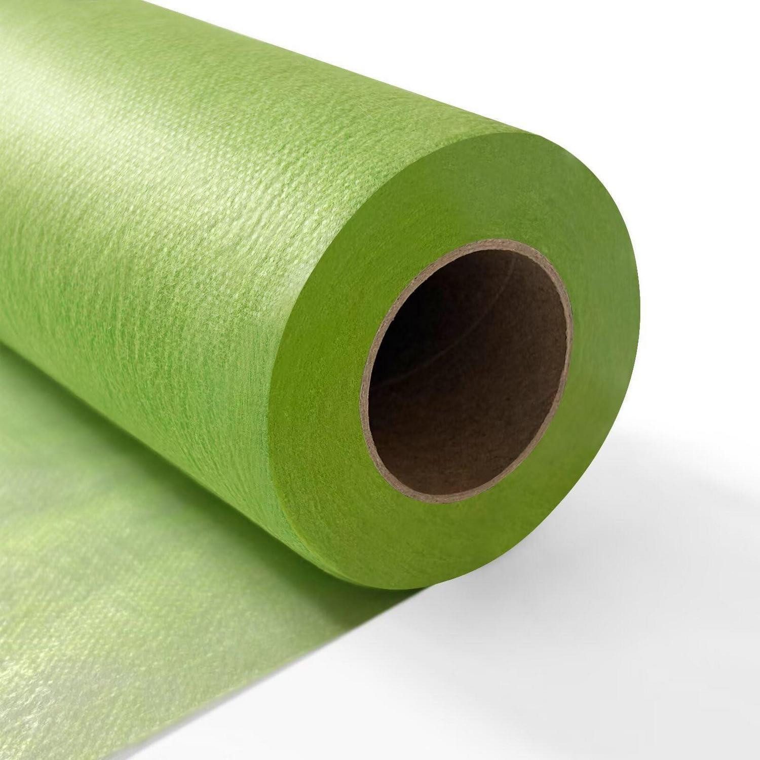 LuxusKollektion Tischläufer Tischläufer Grün 30x5000cm Vlies 10g/m²