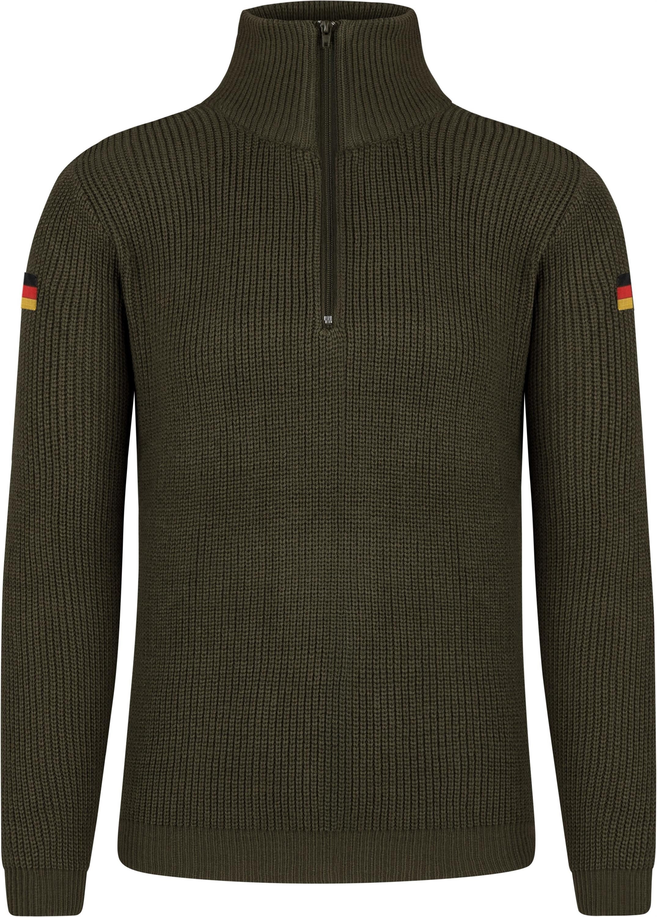 normani Вязаные свитера Herren Troyer-Pullover Höntrup Bundeswehr Winterpullover BW Langarm Marinepullover Вязаные свитера
