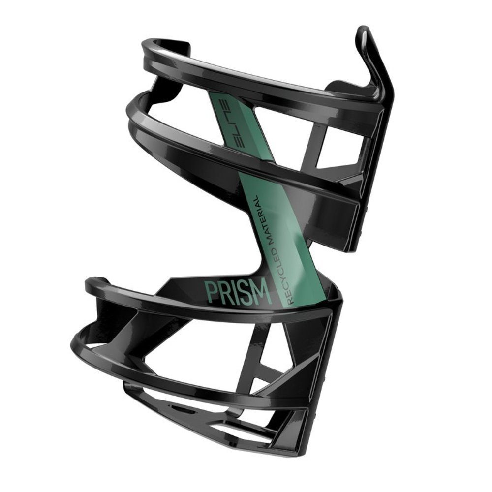 Elite Fahrrad-Flaschenhalter Trinkflaschenhalter Prism Recycled links, recyceltes Material, grün