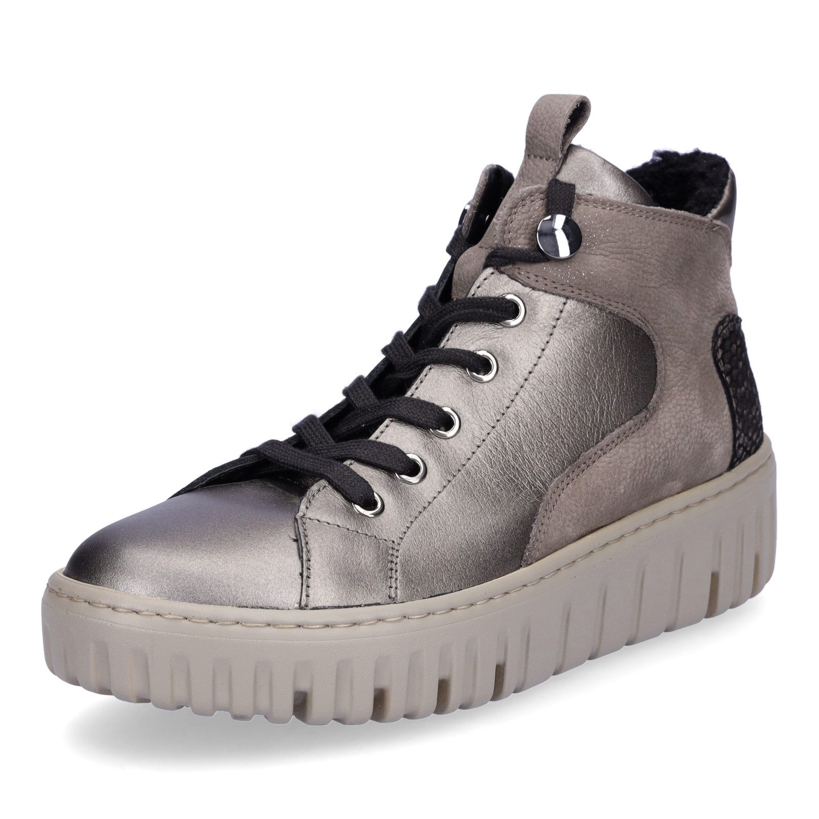 Waldläufer Waldläufer Damen Сапогиette Livia taupe metallic Сапогиette