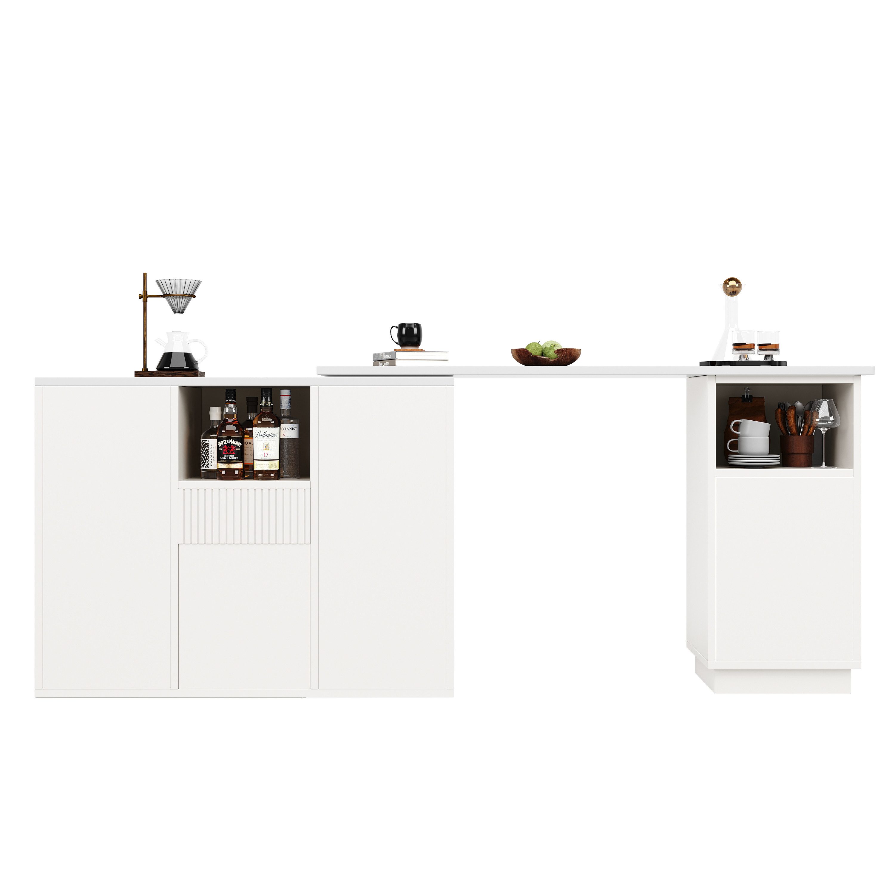 i@home Bartisch Um 360° drehbarer, Hauptkörper 198,5 x 30 x 75 cm (Bis 60 k günstig online kaufen
