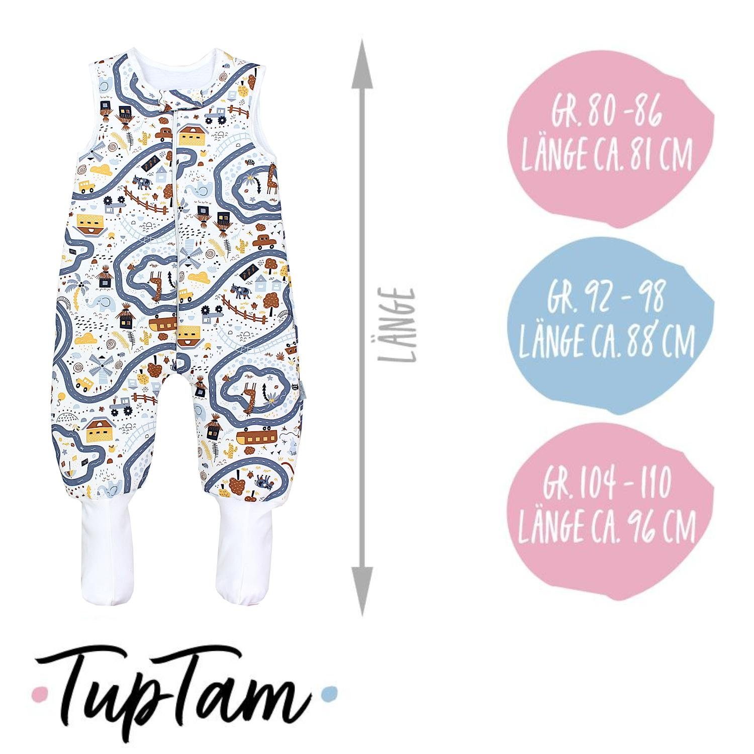 TupTam Babyschlafsack Schlafsack wattiert mit Füßen, günstig online kaufen