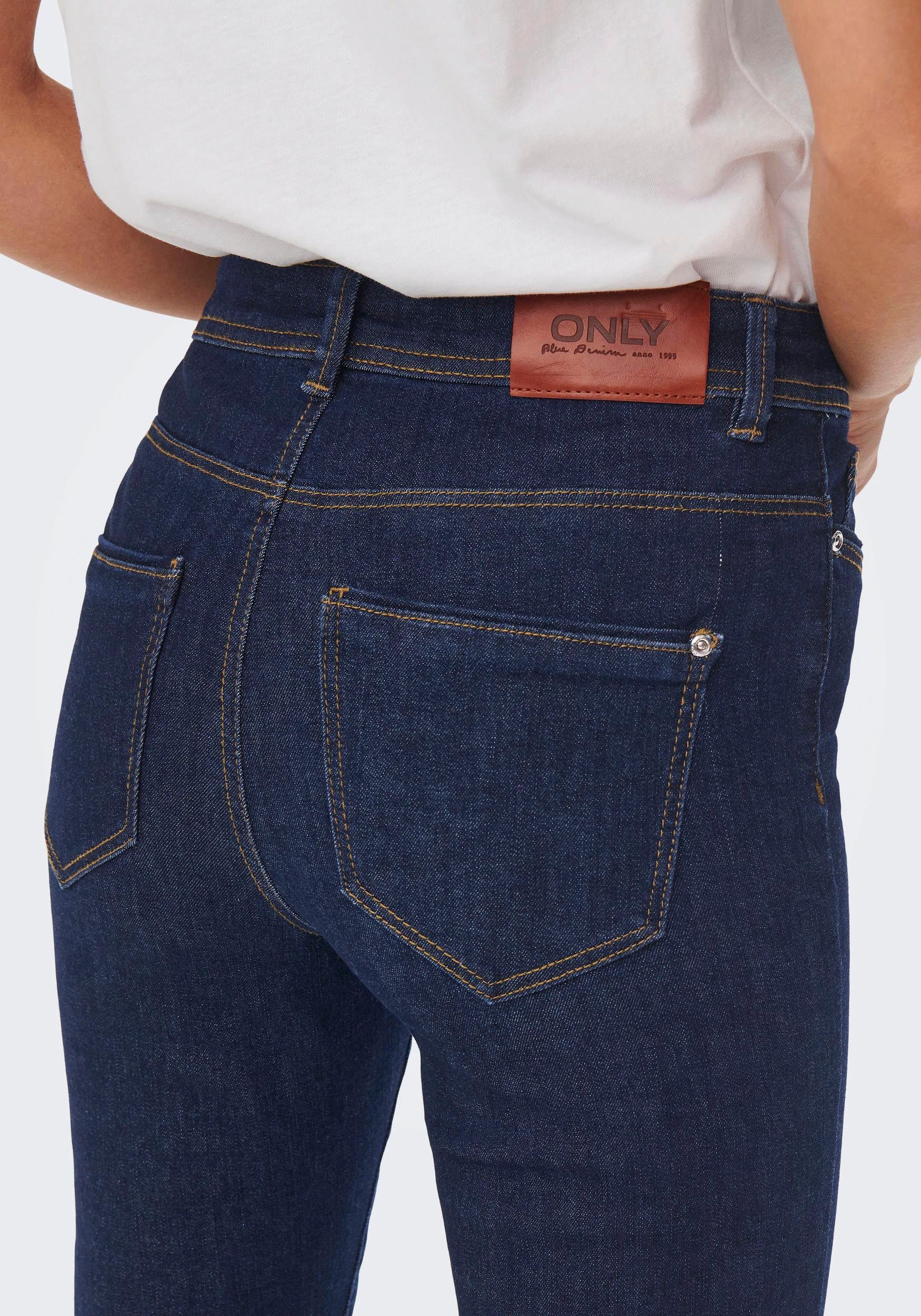 ONLY Bootcut-Jeans ONLWAUW LIFE HW FLARED RINSE DNM mit Stretch